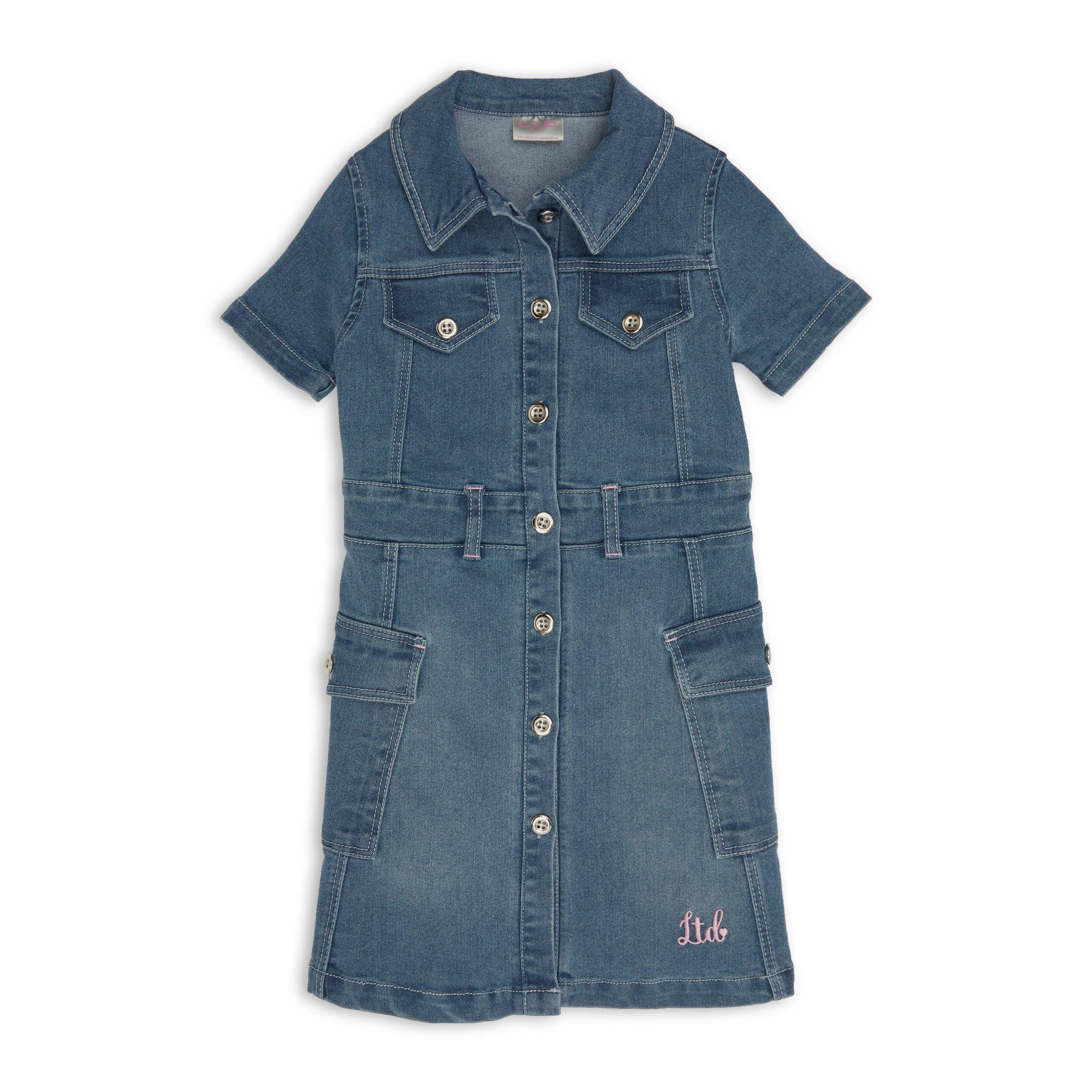 guess denim dress long sleeve Womens Kenia Dress, Sadie Jean, Medium at Amazon Women's Clothing store based fiber. dod_exclusions1 Color:COBALT-MULTI Cut-Out Tiered Mini Dress