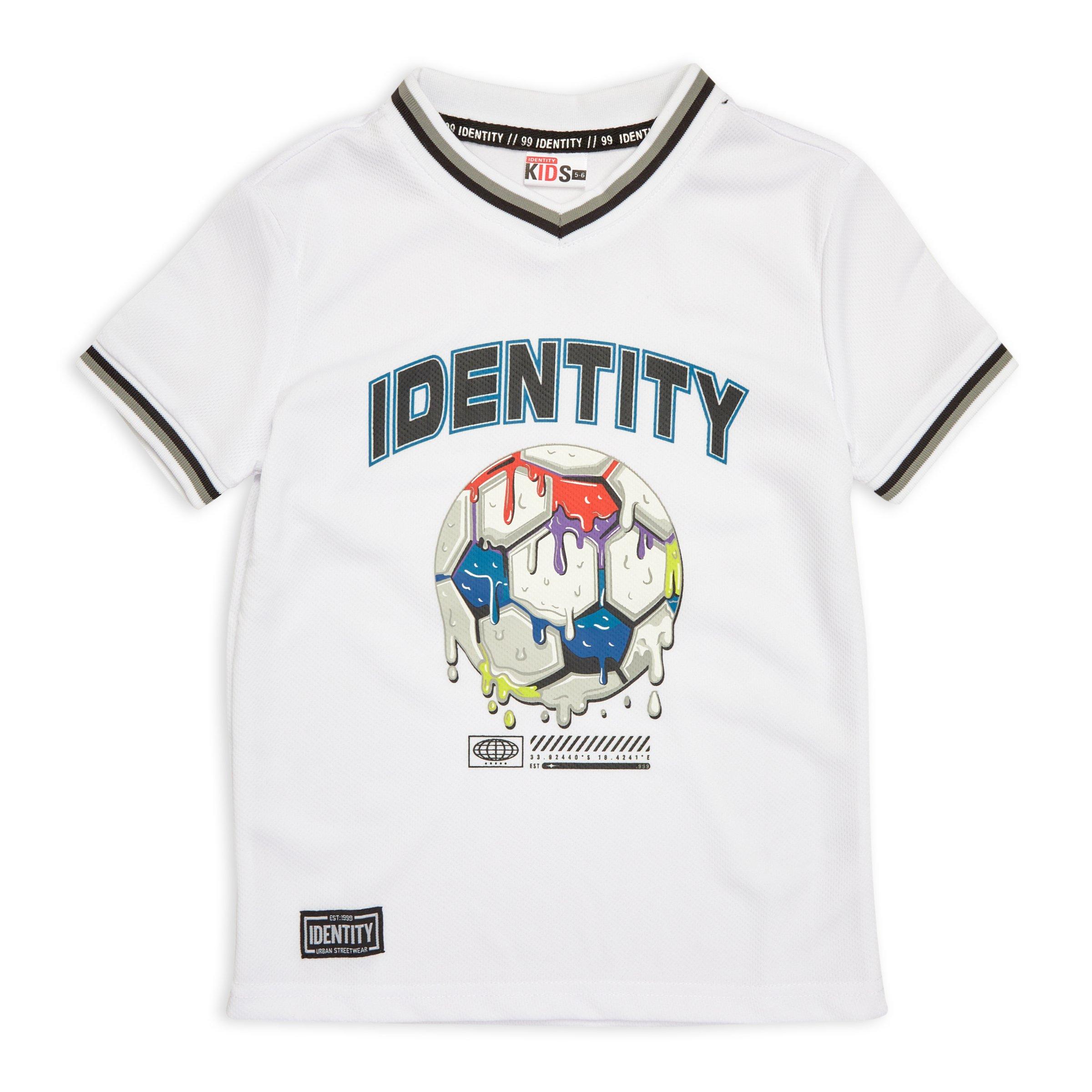 Kid Boys White Graphic T shirt 3154728 Identity