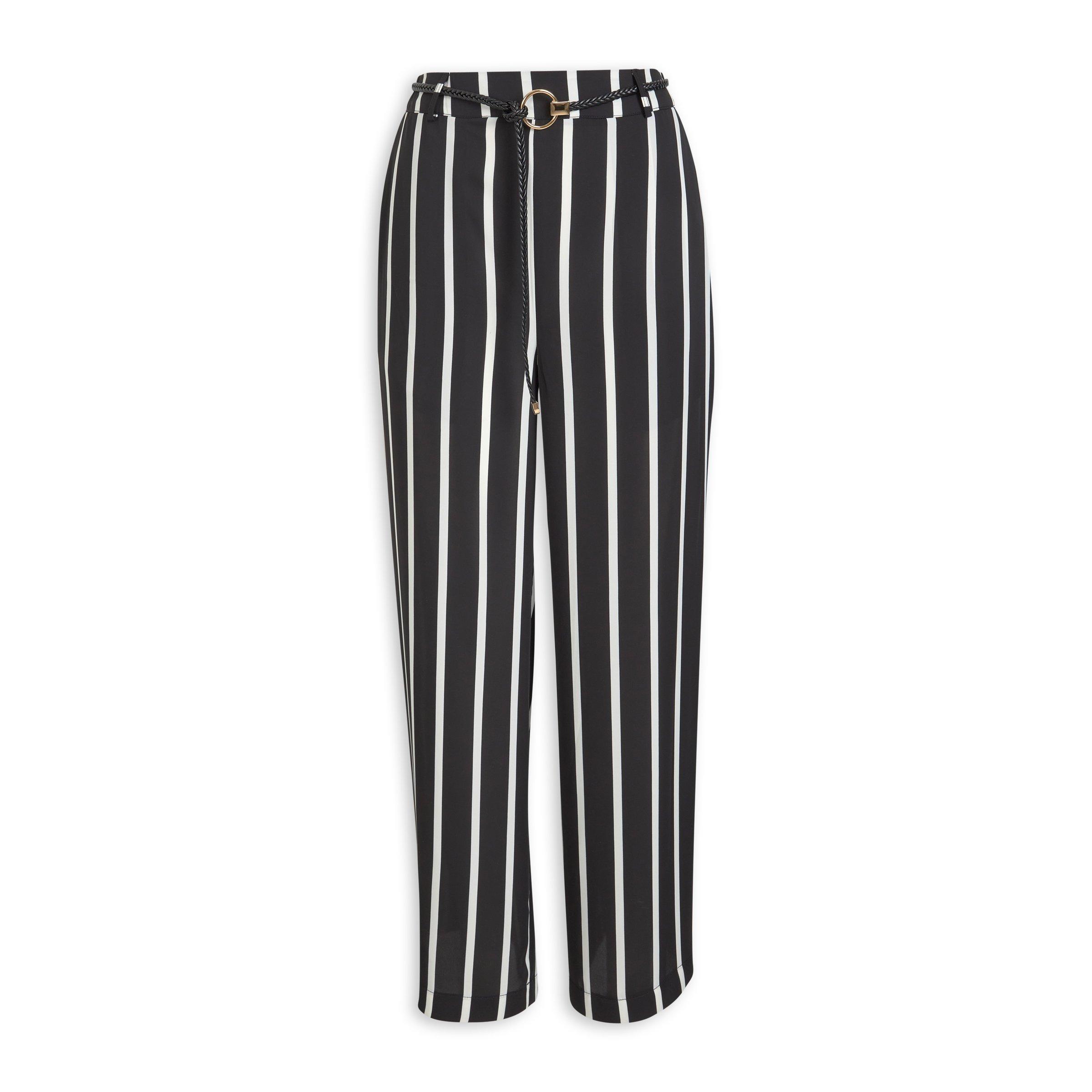 Black And White Striped Wide Leg Pants 3154833 Finnigans