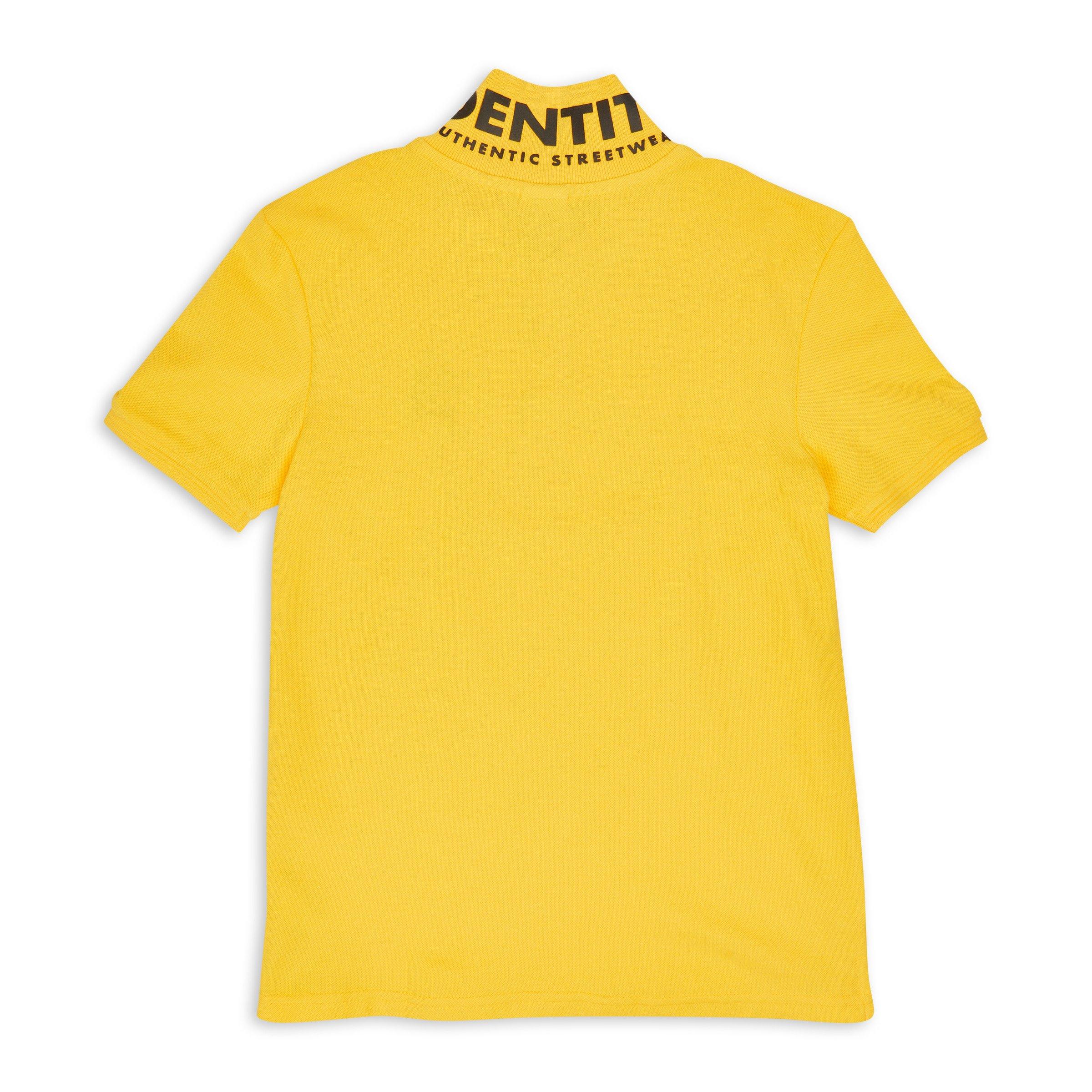 Boys Yellow Golf T-shirt (3155043) | Identity