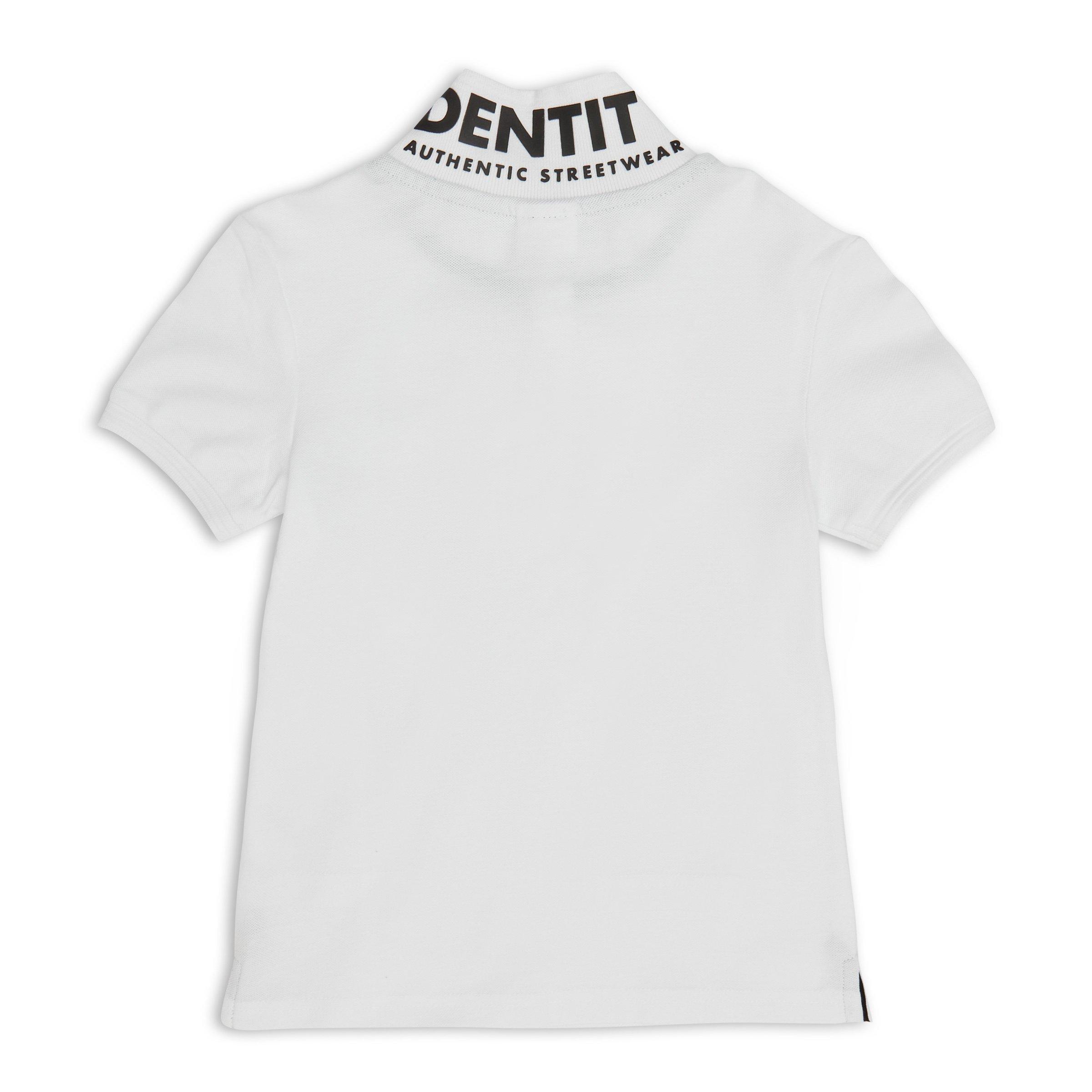Kid Boys White Golf T-shirt (3155092) | Identity