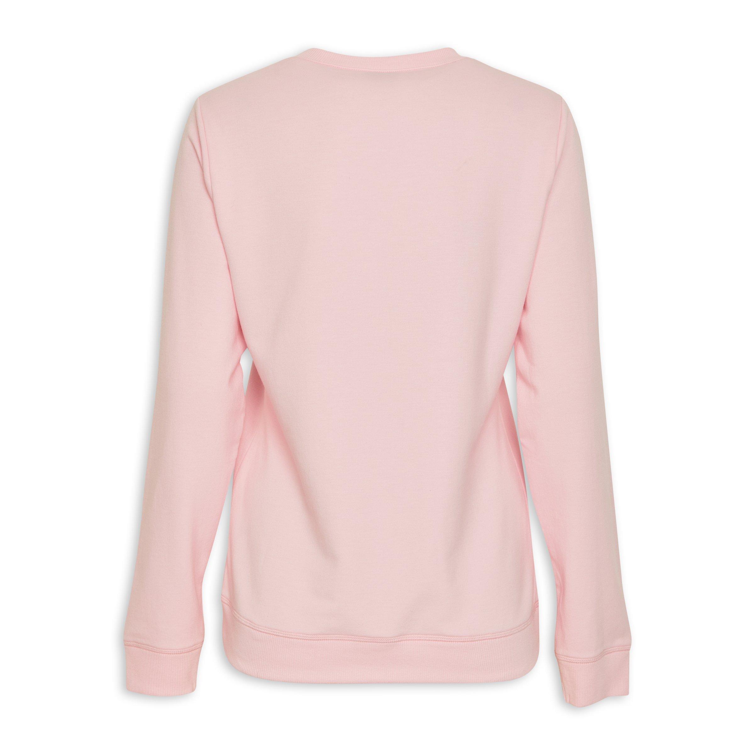 Pink sweat top hot sale