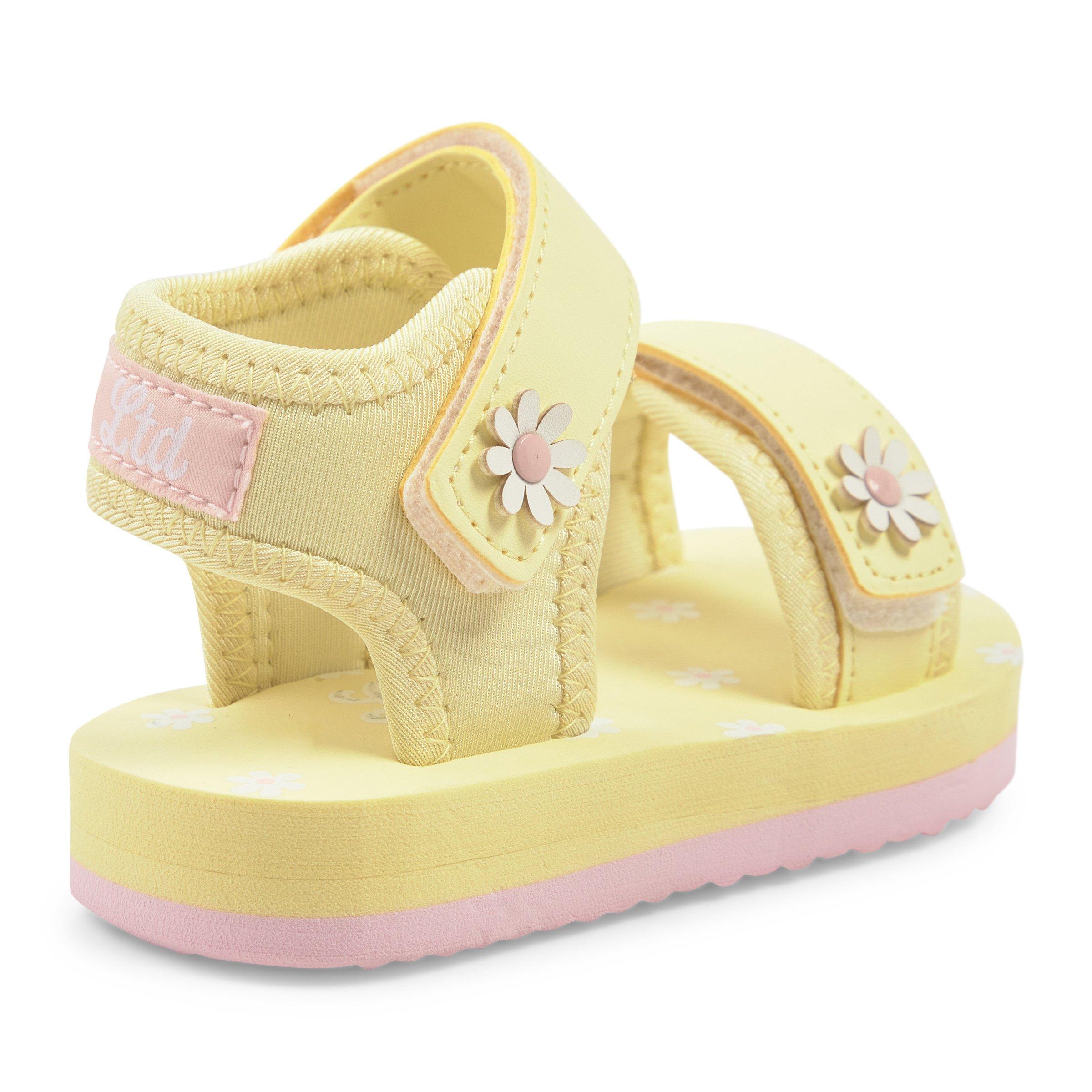 Baby girl yellow sandals deals