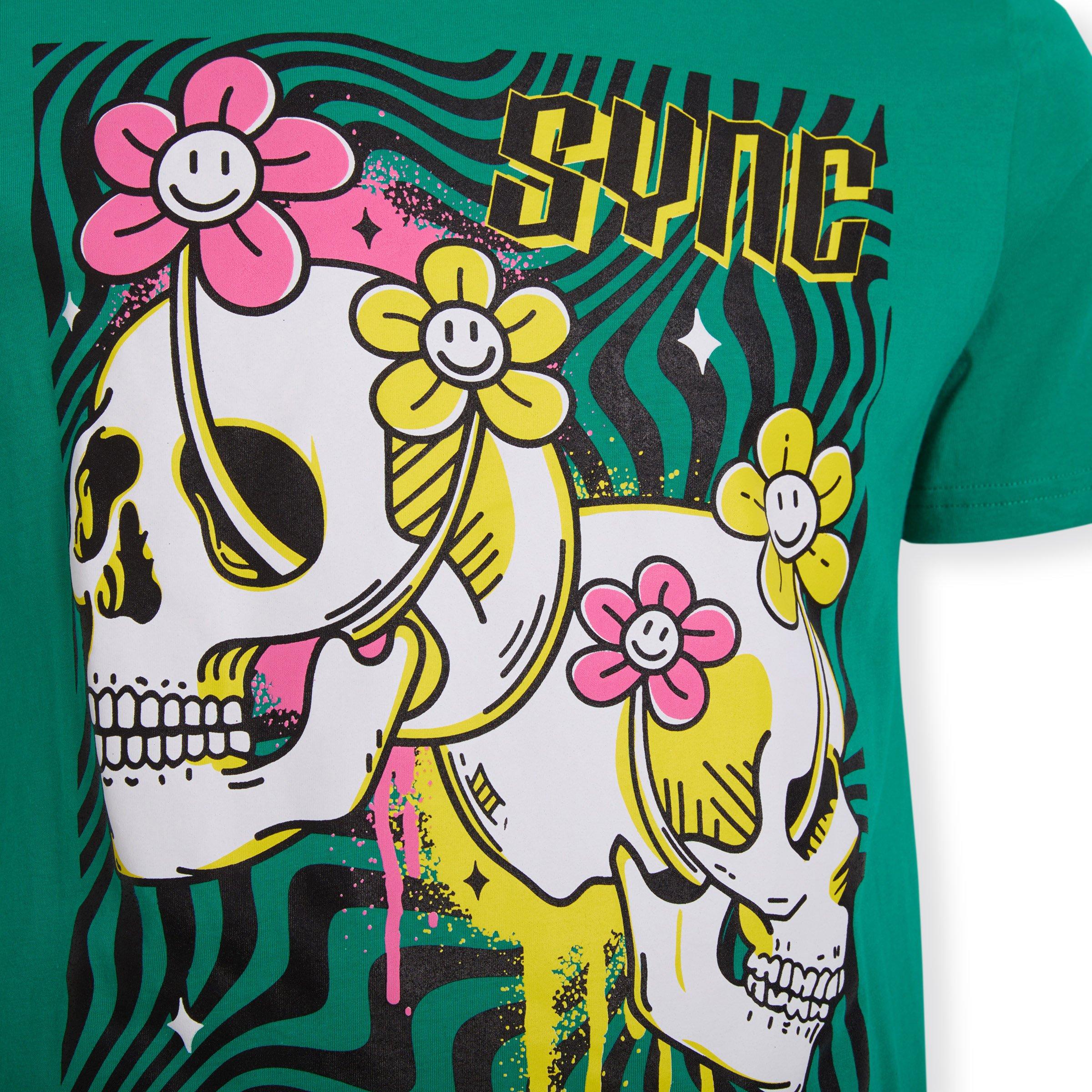 Teal graphic tee (3156491) | Identity X Sync