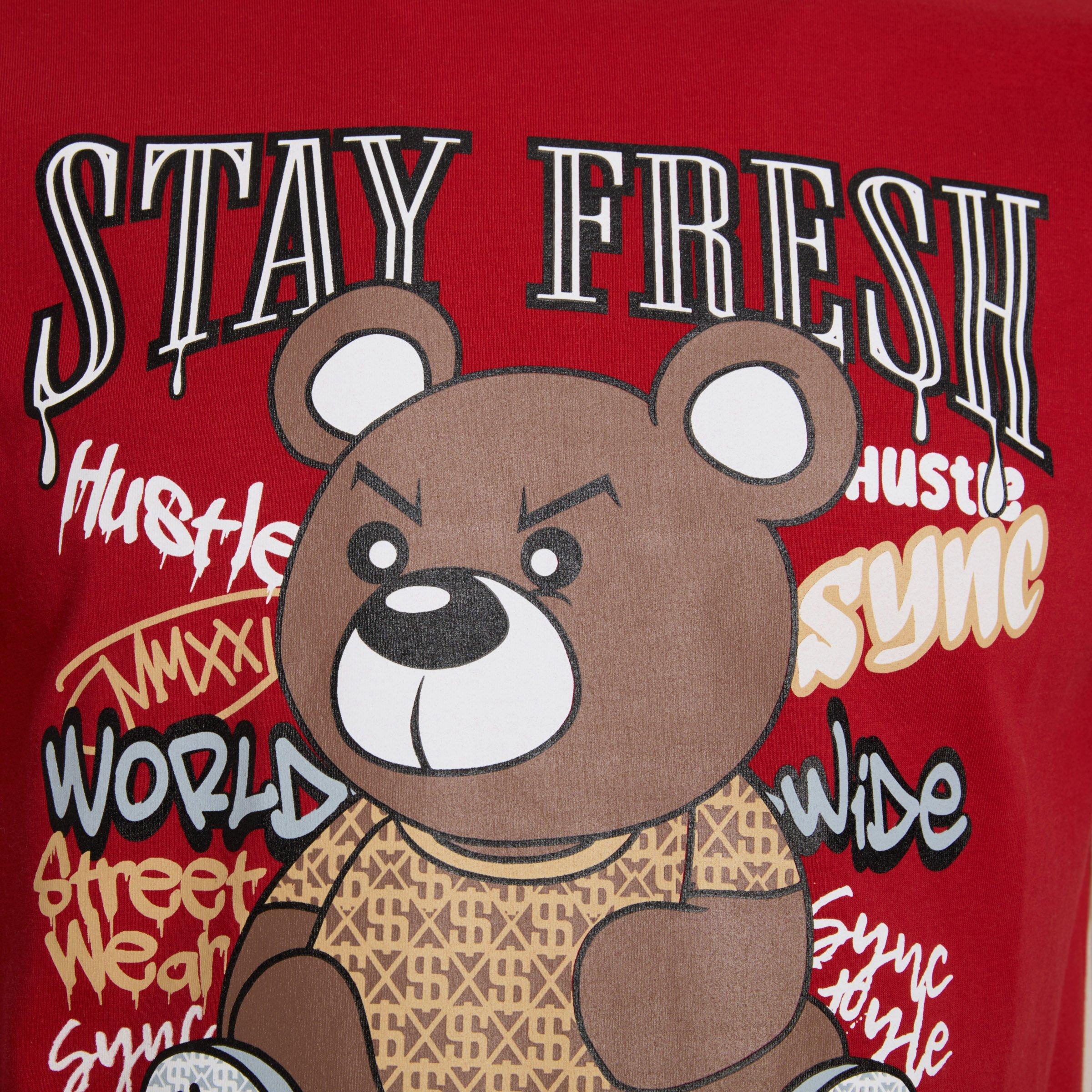 Red graphic tee (3156493) | Identity X Sync