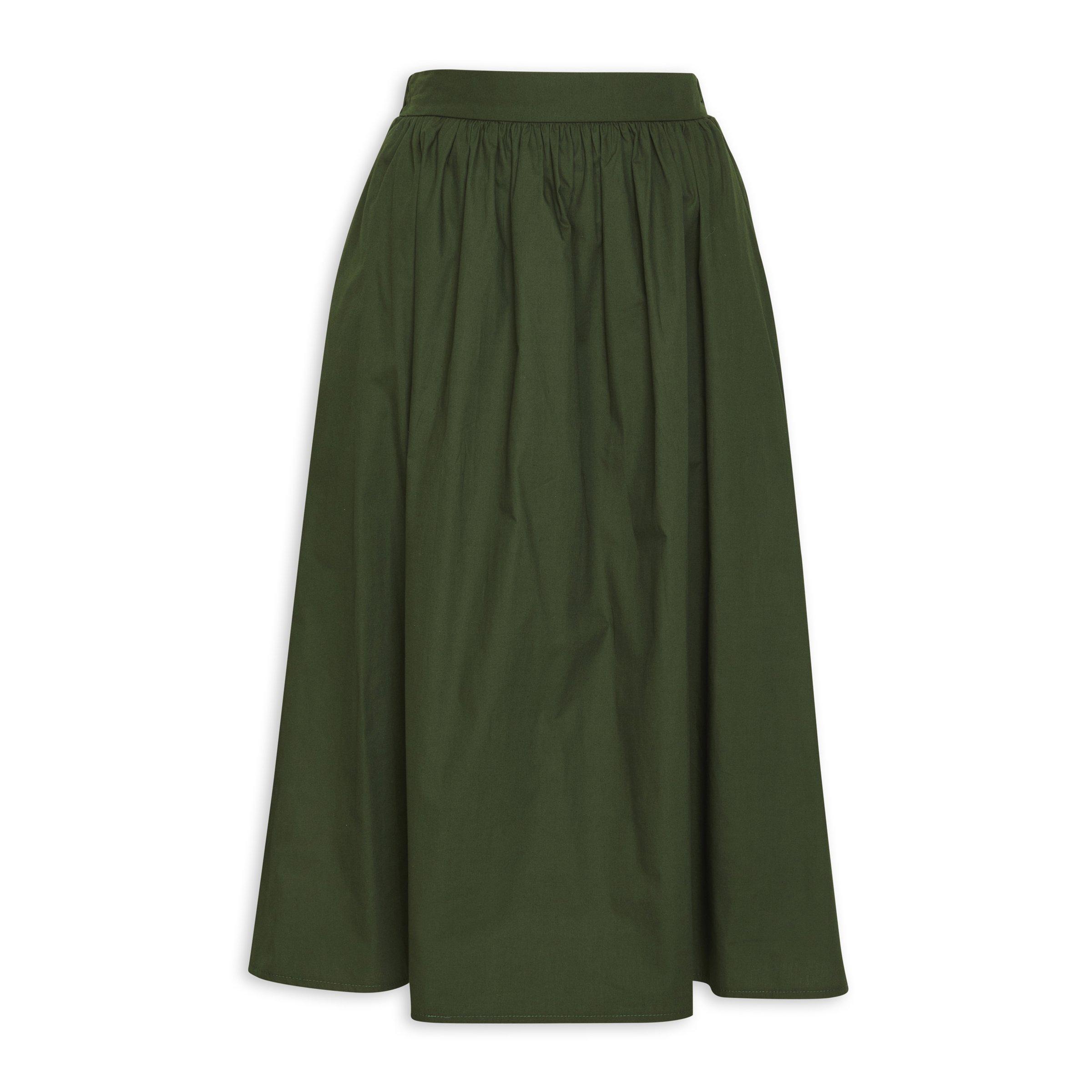 Green Poplin Skirt (3156545) Identity