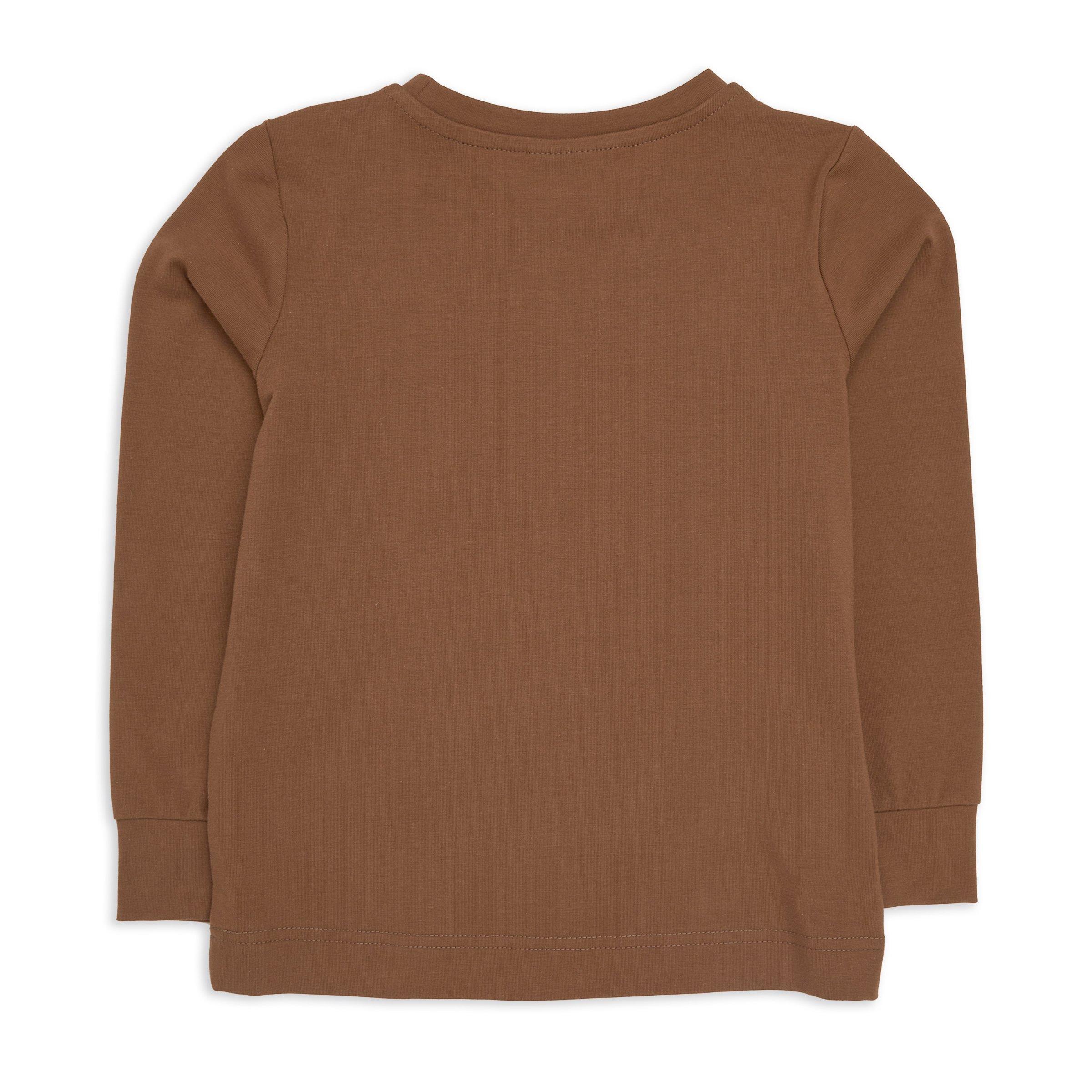 Kid Boys Brown Long Sleeve T shirt 3156885 LTD Kids