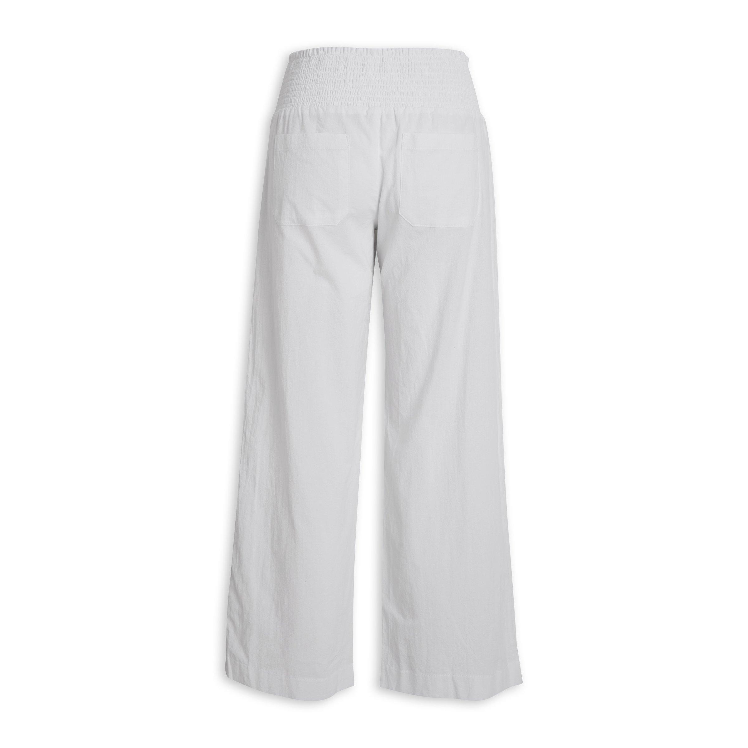 White Wide Leg Pants (3157654) | TRS