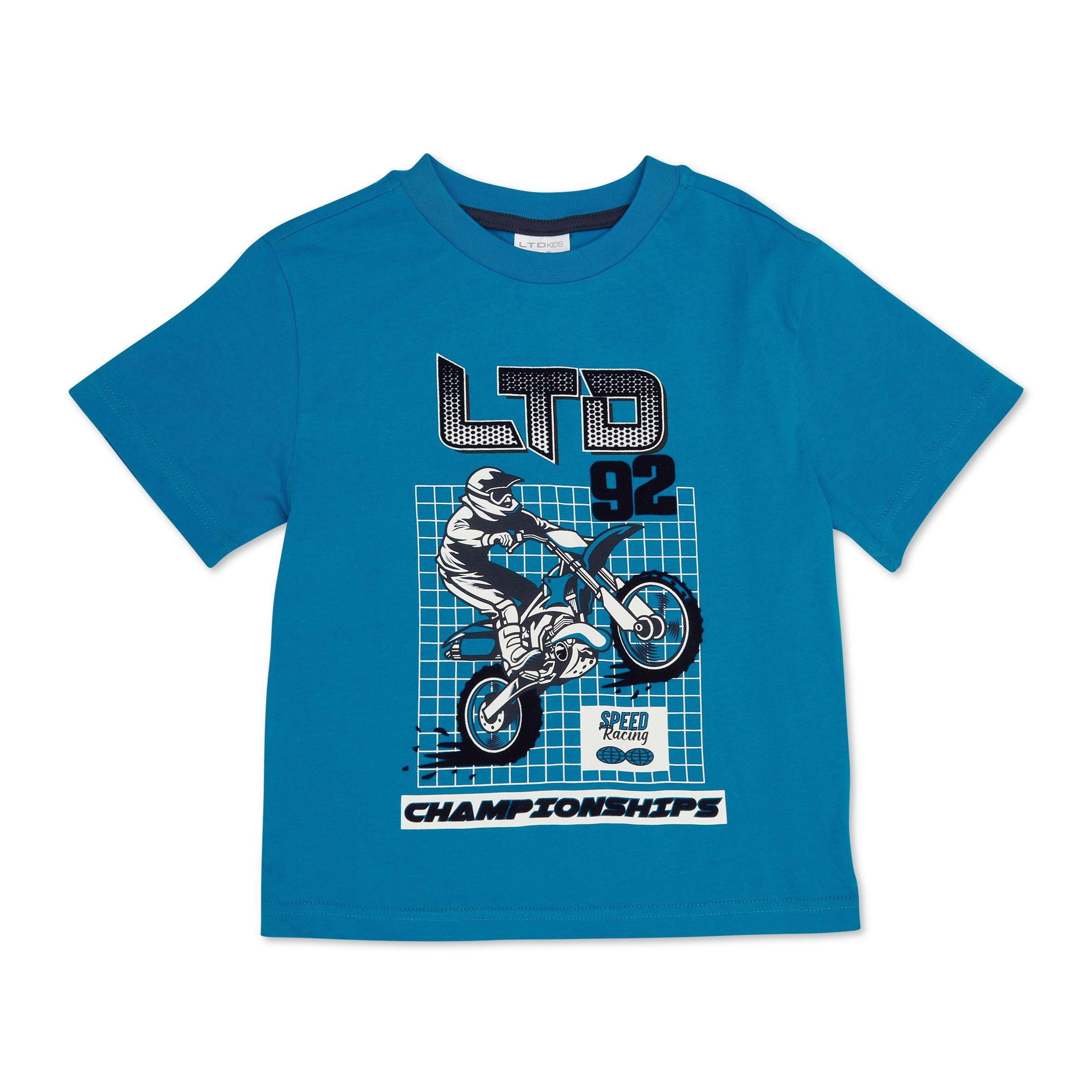 Kid Boy Blue Motorbike T shirt 3157757 LTD Kids