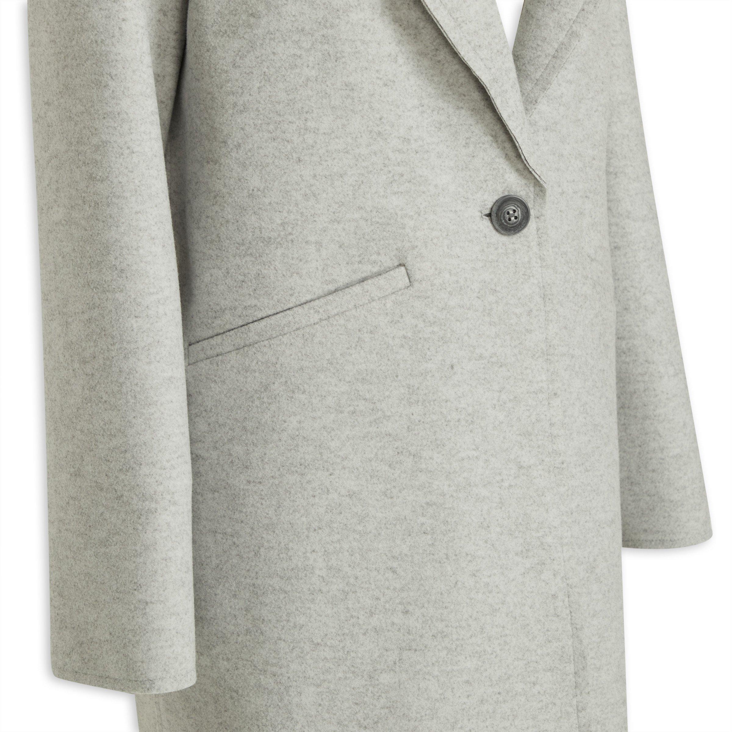 Grey Melton Coat (3158050) Truworths