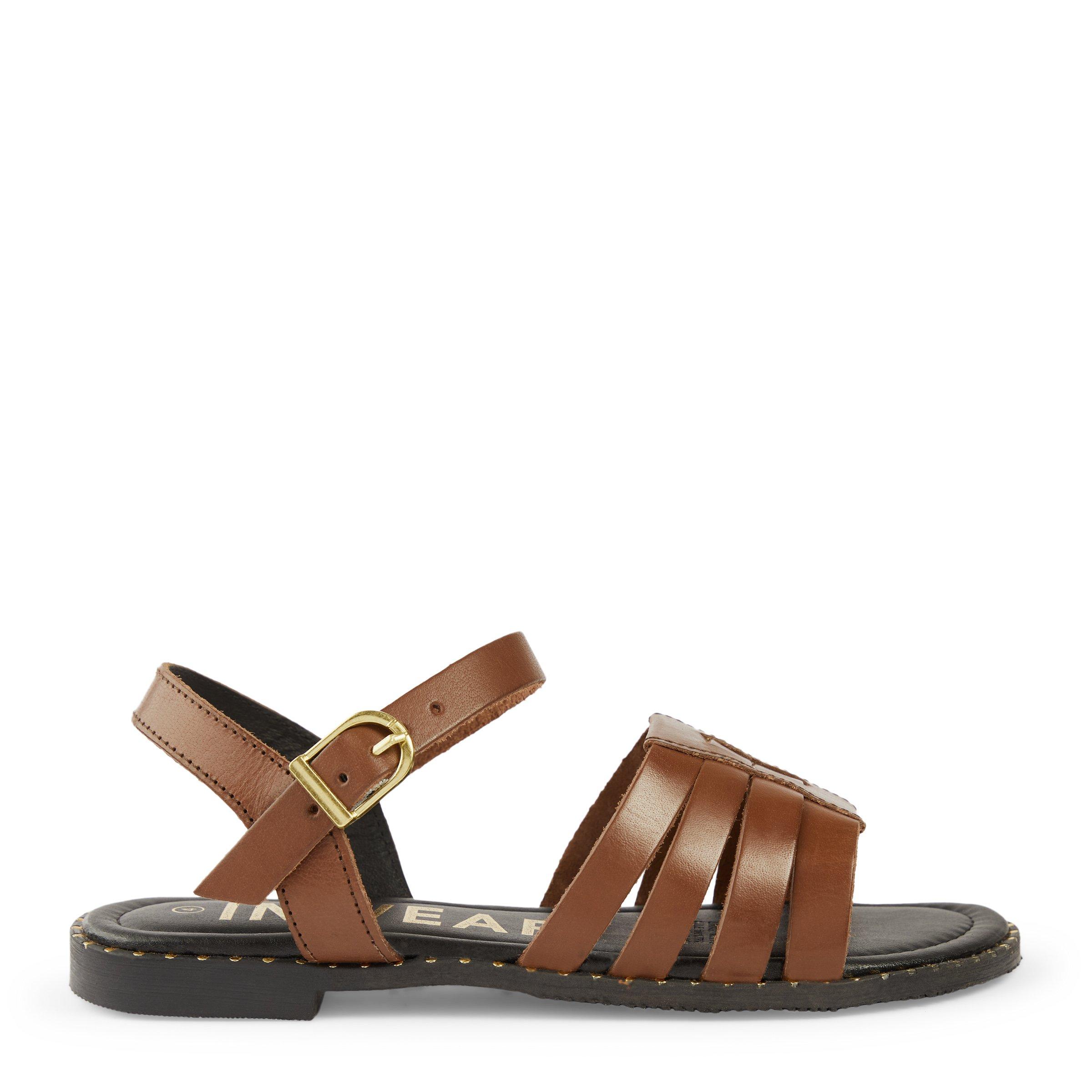 Dark Brown Ankle Strap Sandals 3159616 Inwear