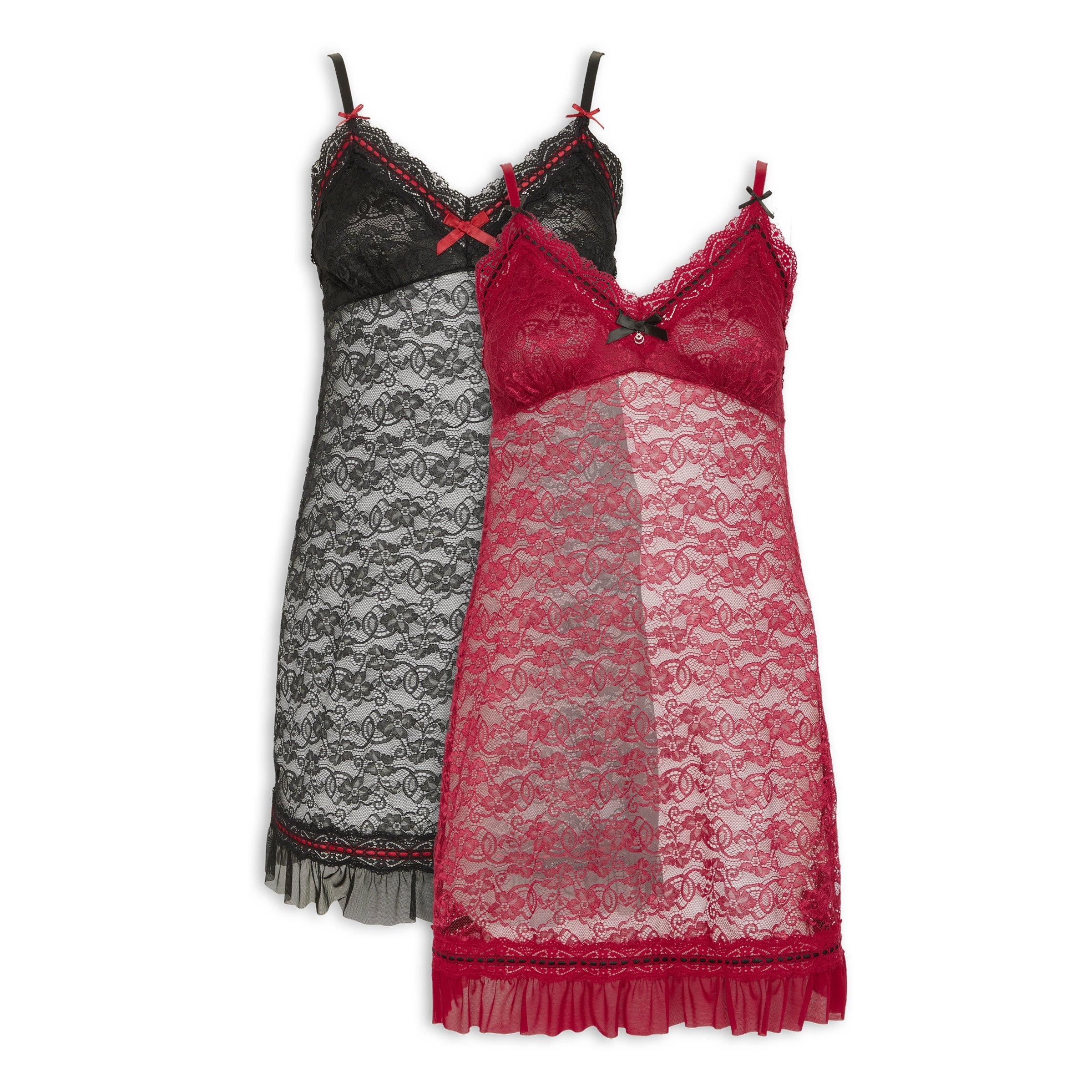 Lace Truworths Sleepwear For Ladies 2-pack Nightdresses