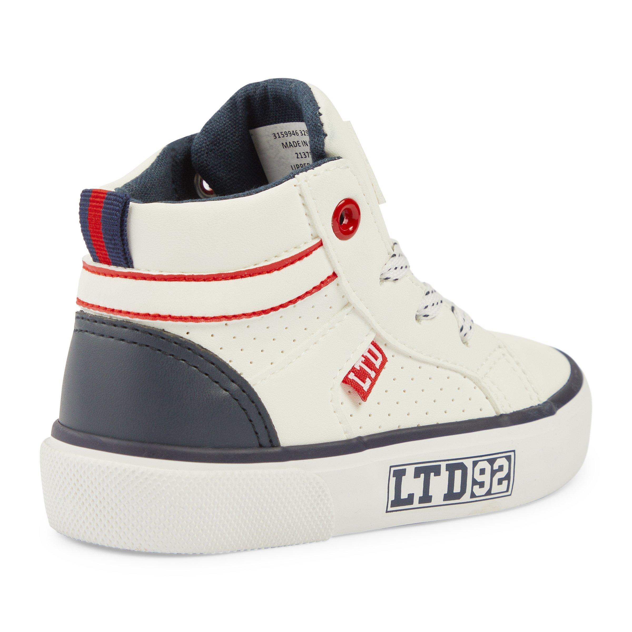 Boys white high top sneakers online