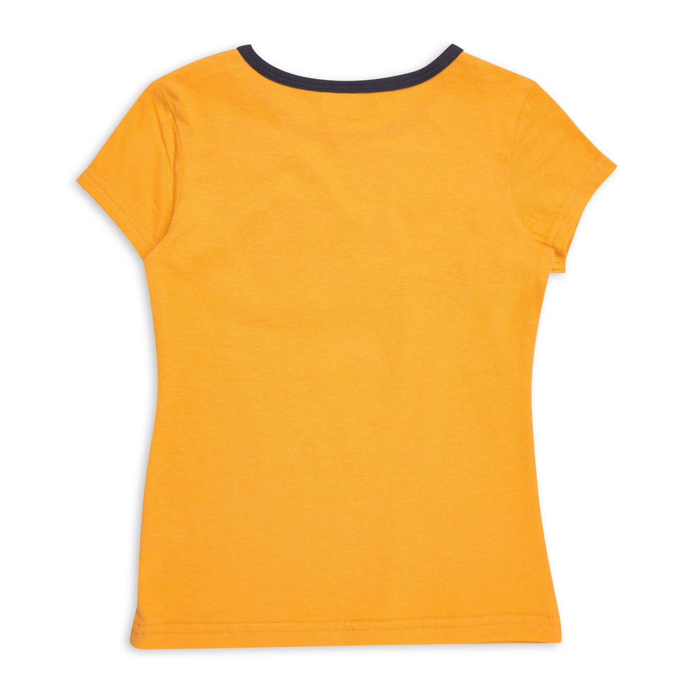 Kid Girls Yellow Fitted T shirt 3160046 Identity