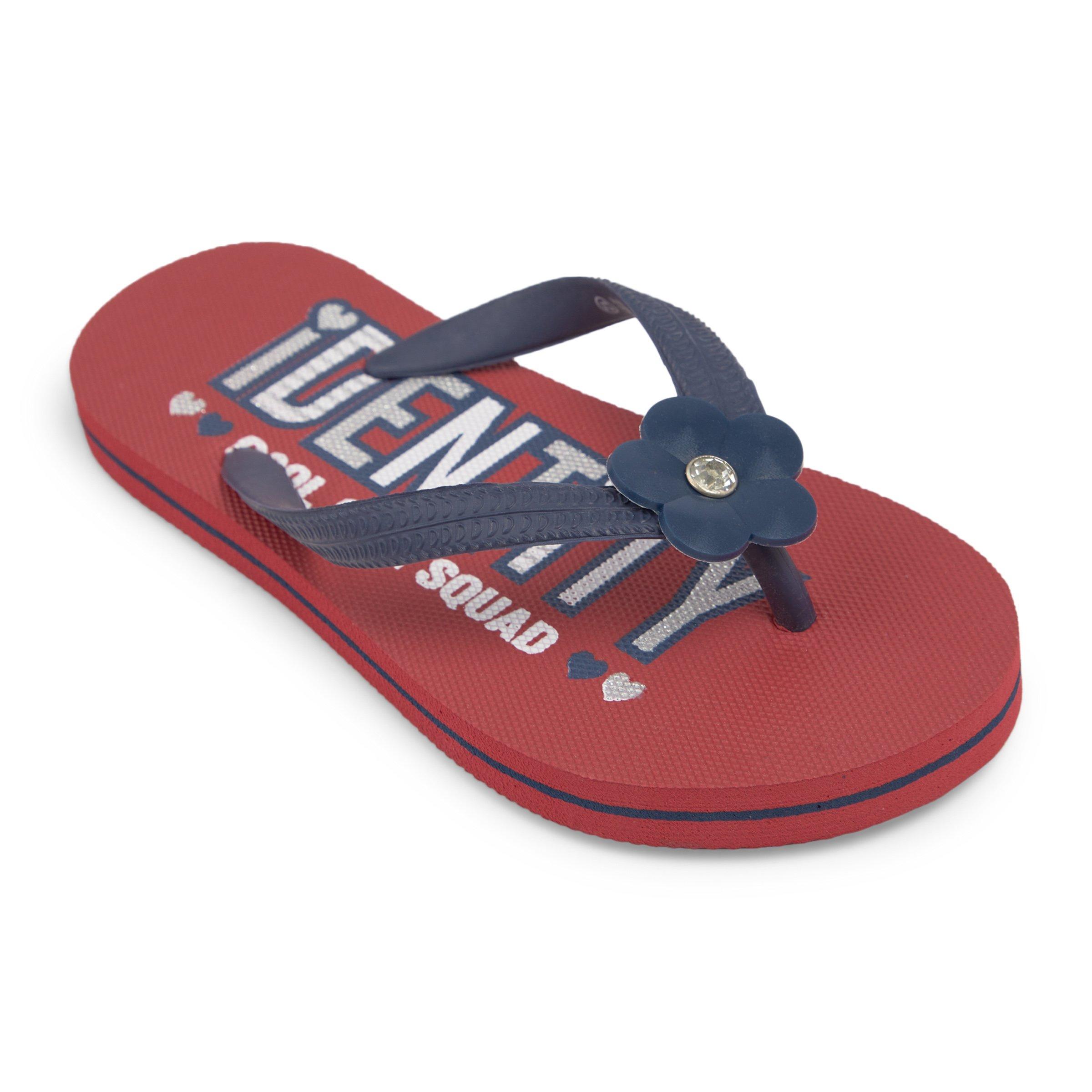 Kid Girls Red Flip Flops 3160522 Identity