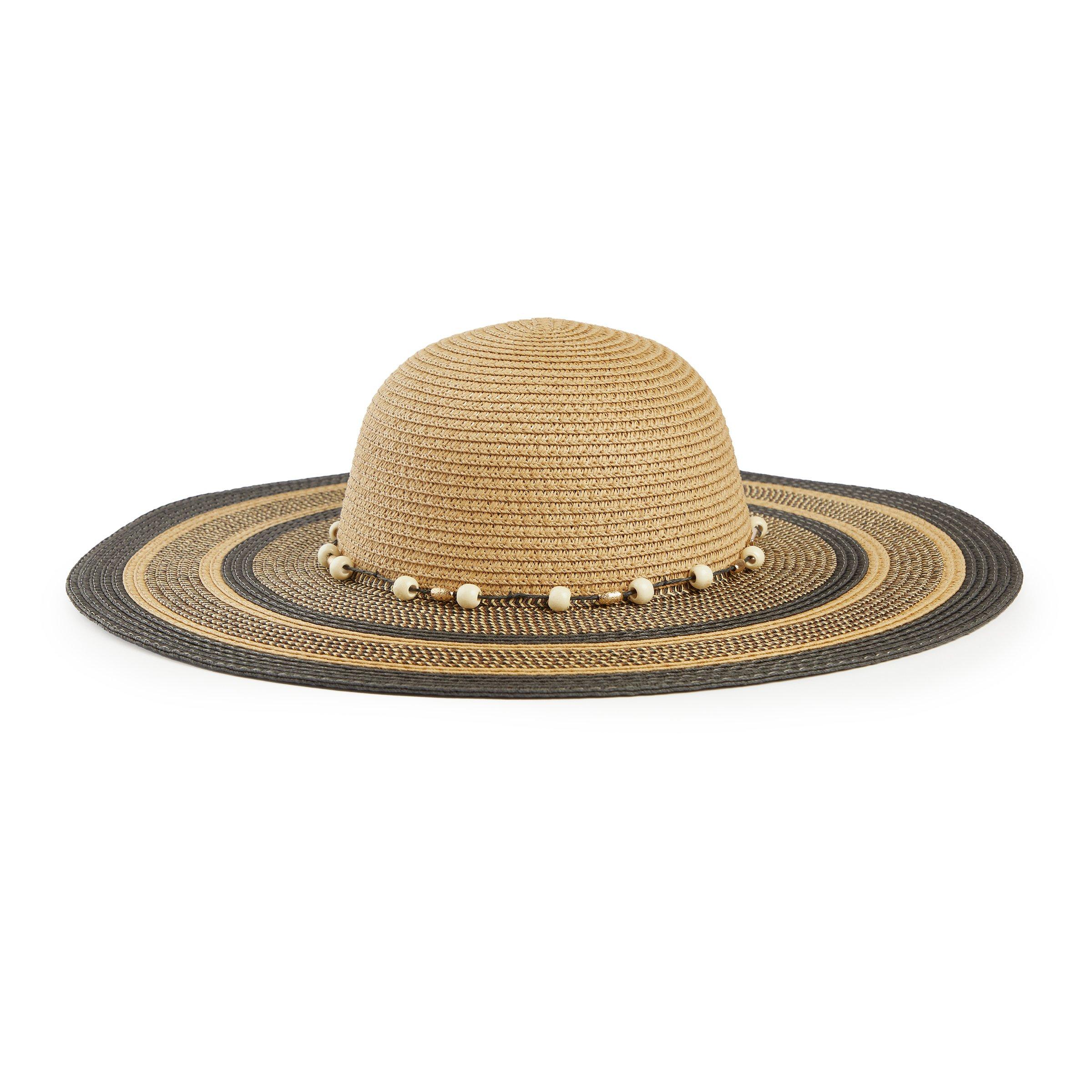 Black Wide Brim Sun Hat (3160643) | Ginger Mary