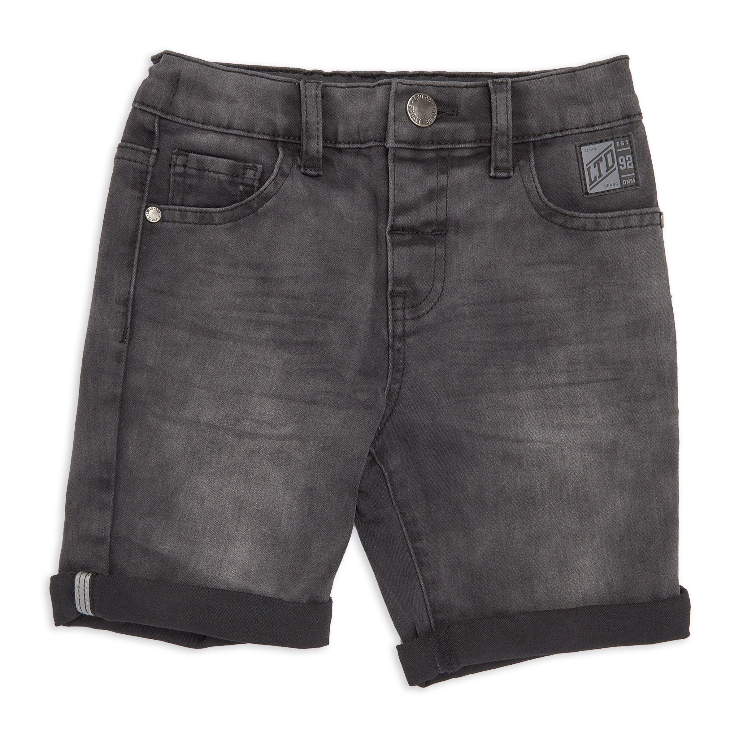 Boys grey denim shorts shop
