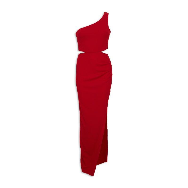 Red maxi dress for women sales