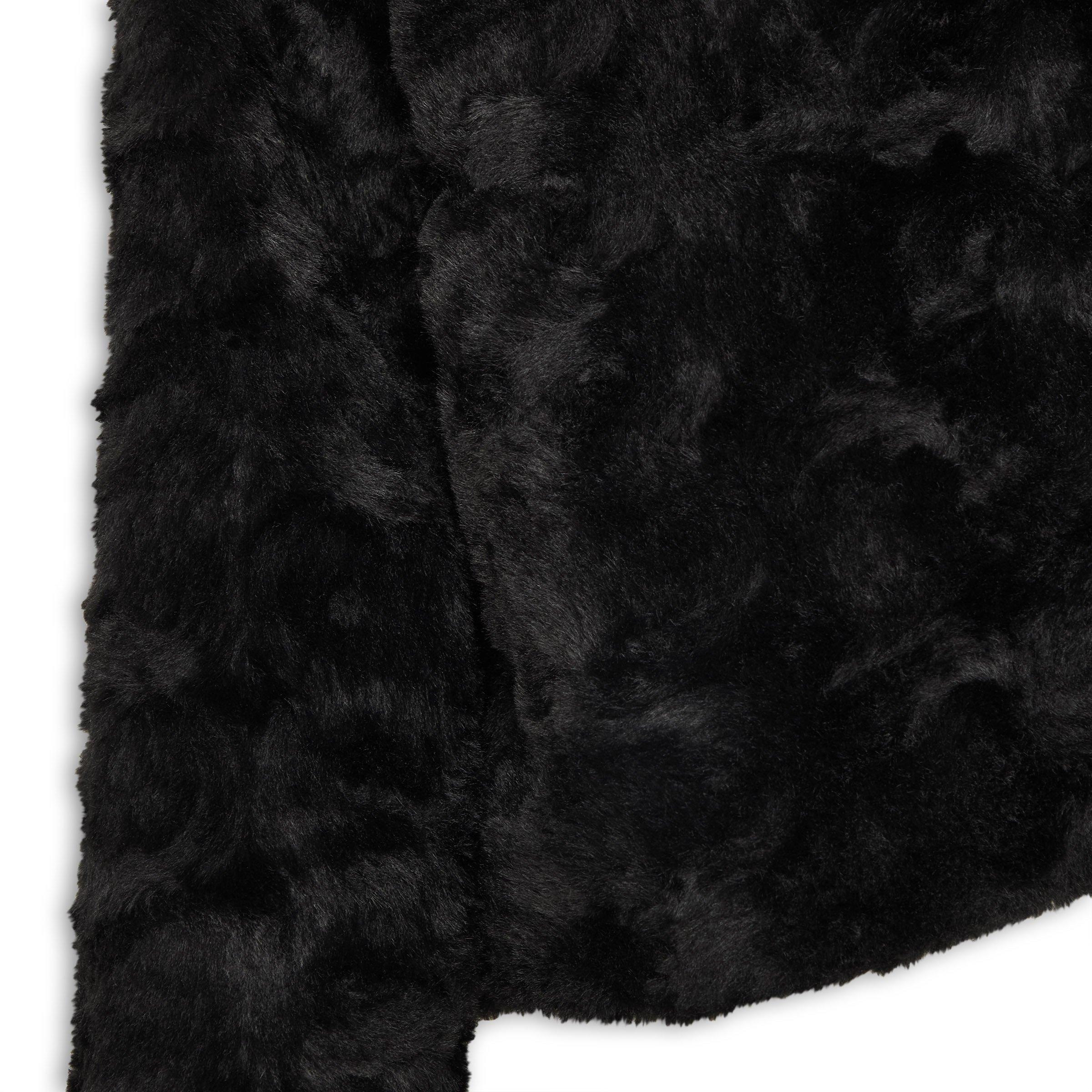 Black Faux Fur Jacket 3167873 RSVP
