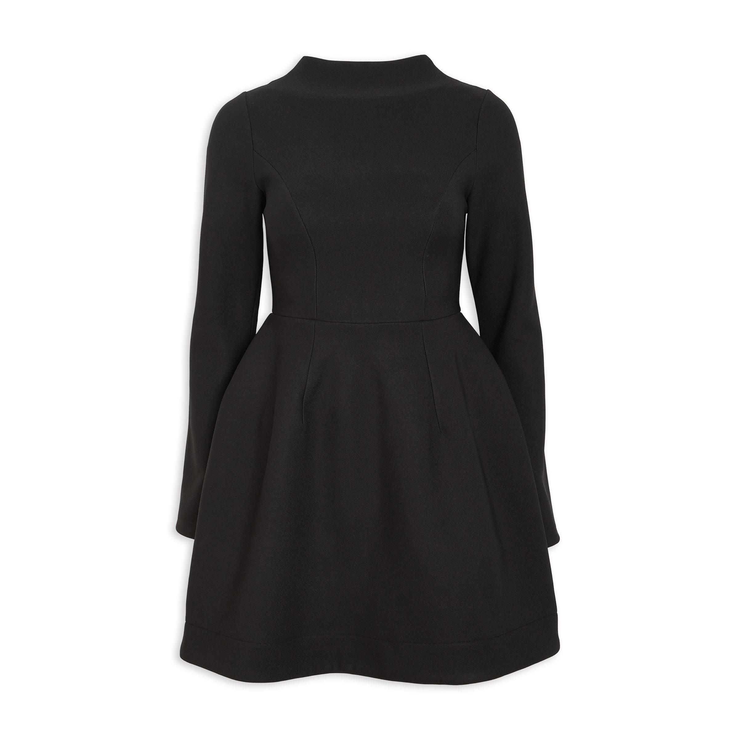 Ladies black mini dress hot sale