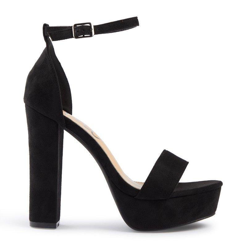 Black platform heels on sale