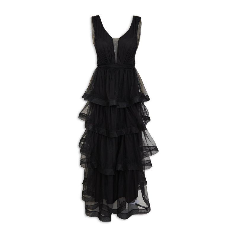 Black Tulle Tiered Dress 3168182 RSVP