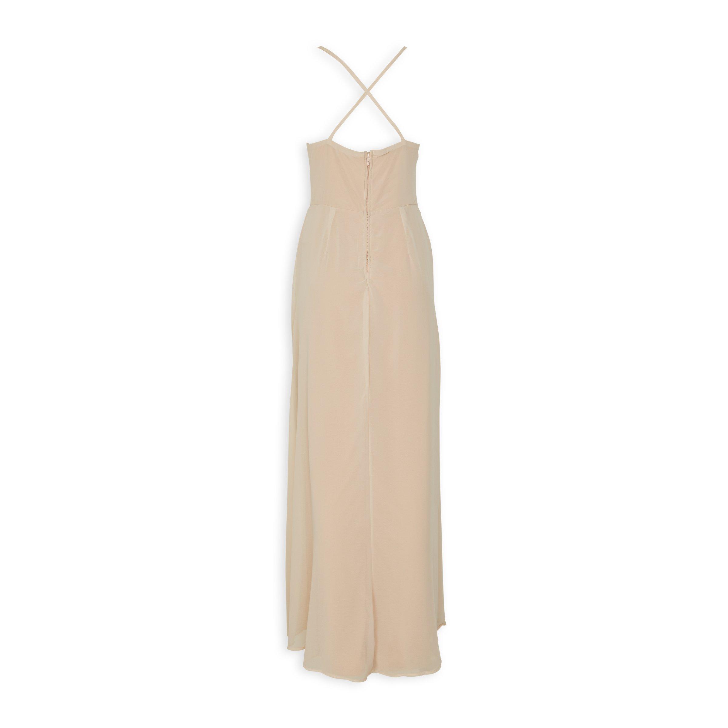 Stone Knot Chiffon Maxi Dress 3171754 Kameo