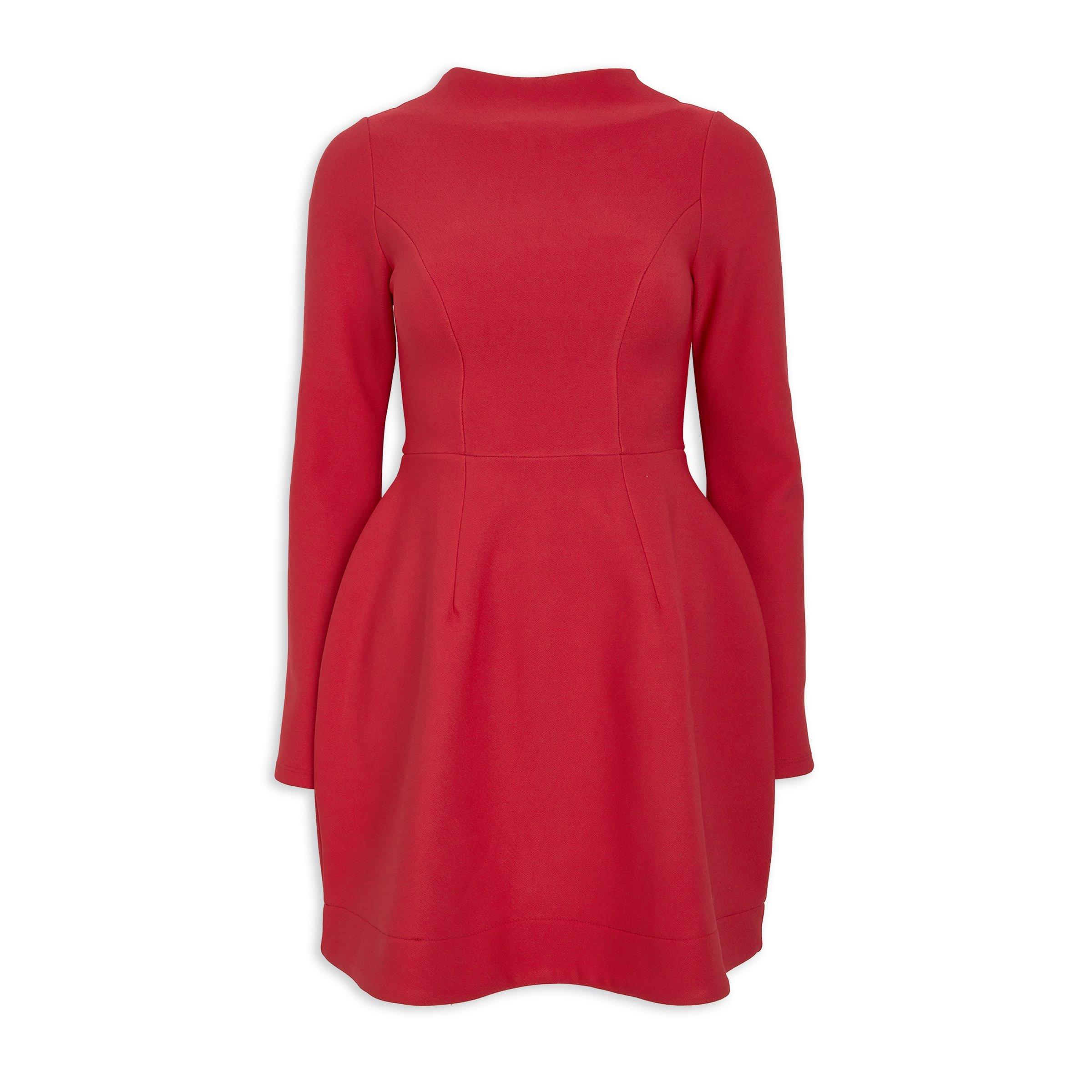 Red mini dress top