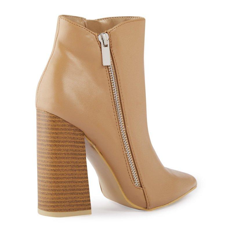 Dark Mocha Block Heel Boot (3173513) | Sexy with Attitude