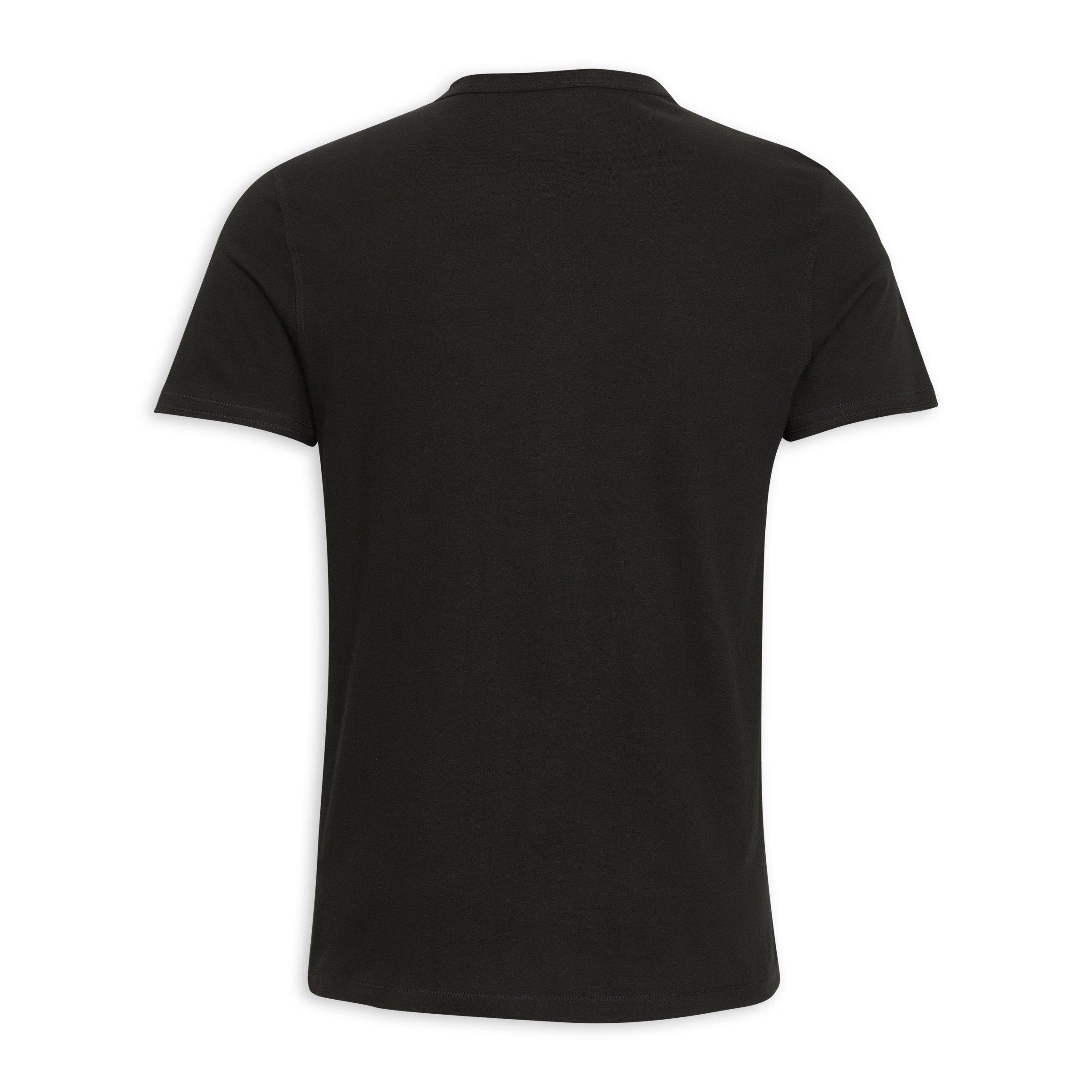 Black Raw Edge T-shirt (3176726) | Identity