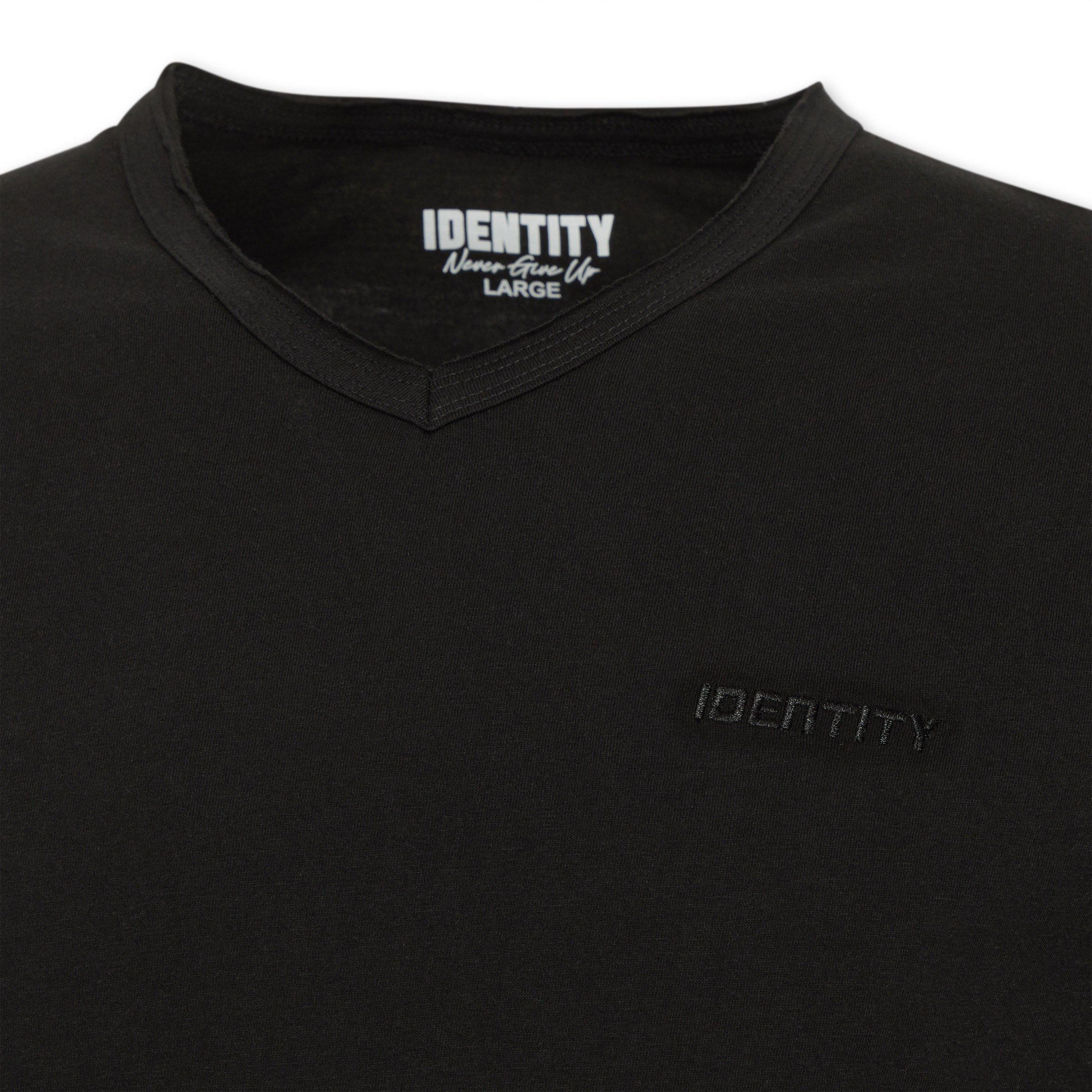 Black Raw Edge T-shirt (3176726) | Identity