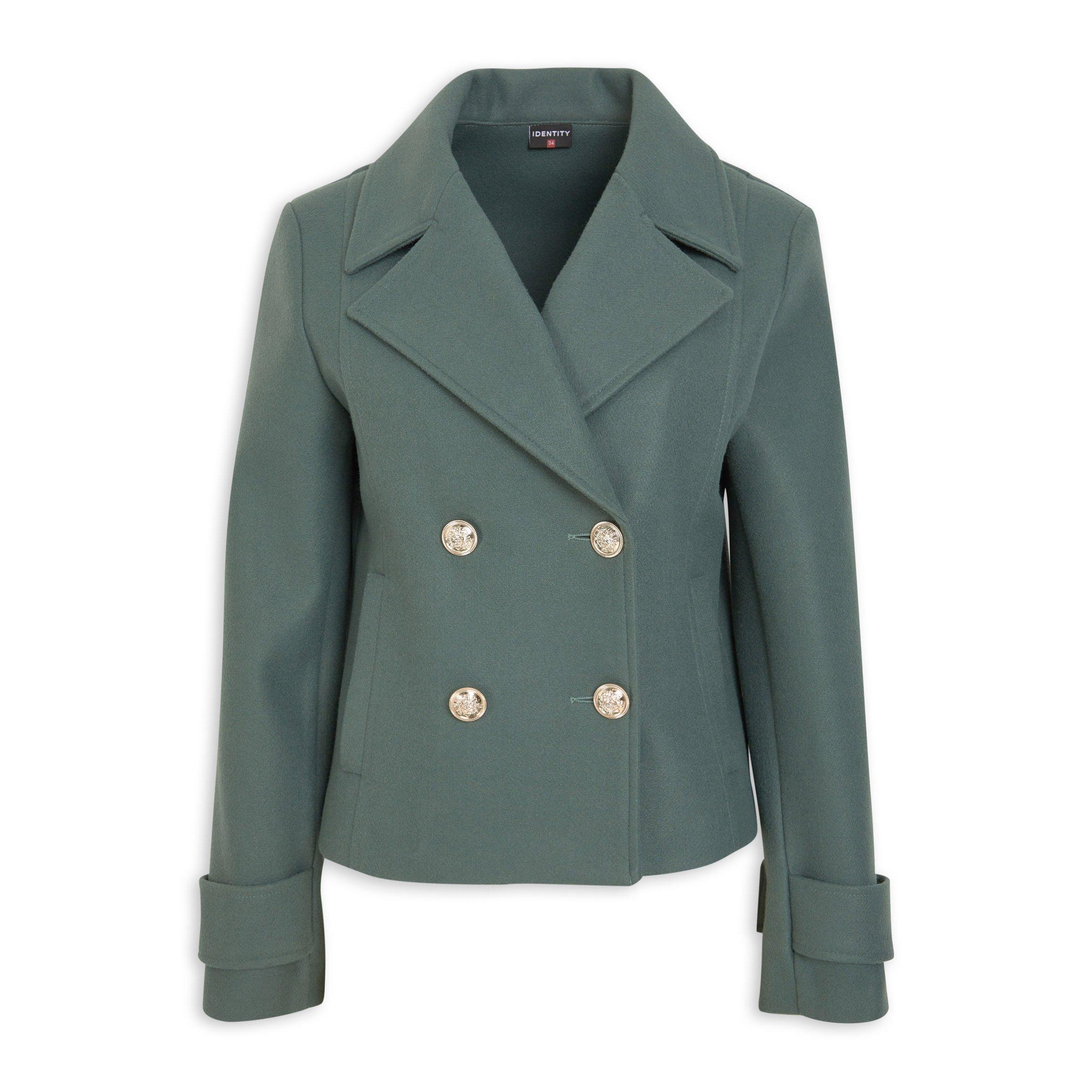 Sage Double Breasted Jacket (3176954) | Identity