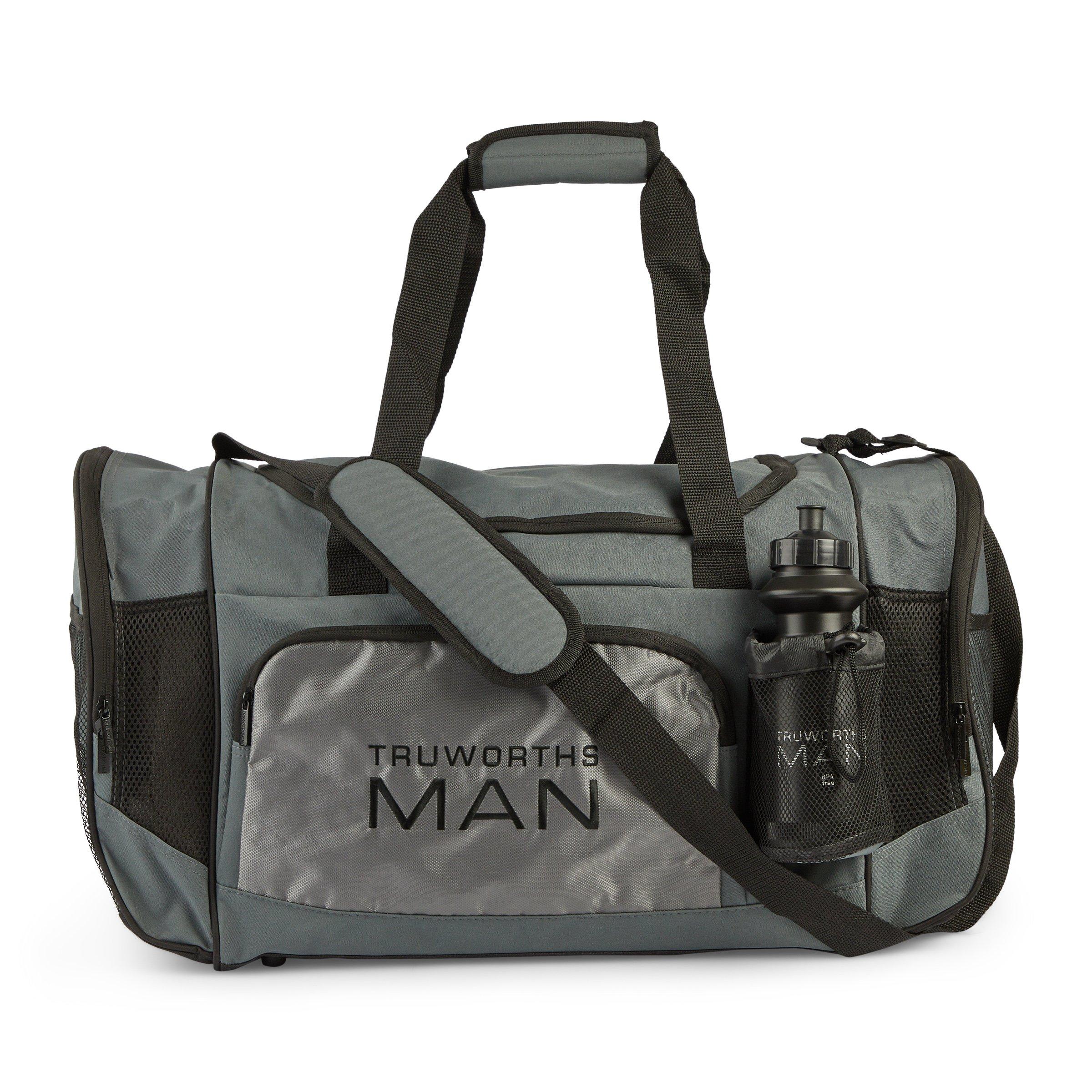 Grey Large Weekender Bag (3177156) | Truworths Man