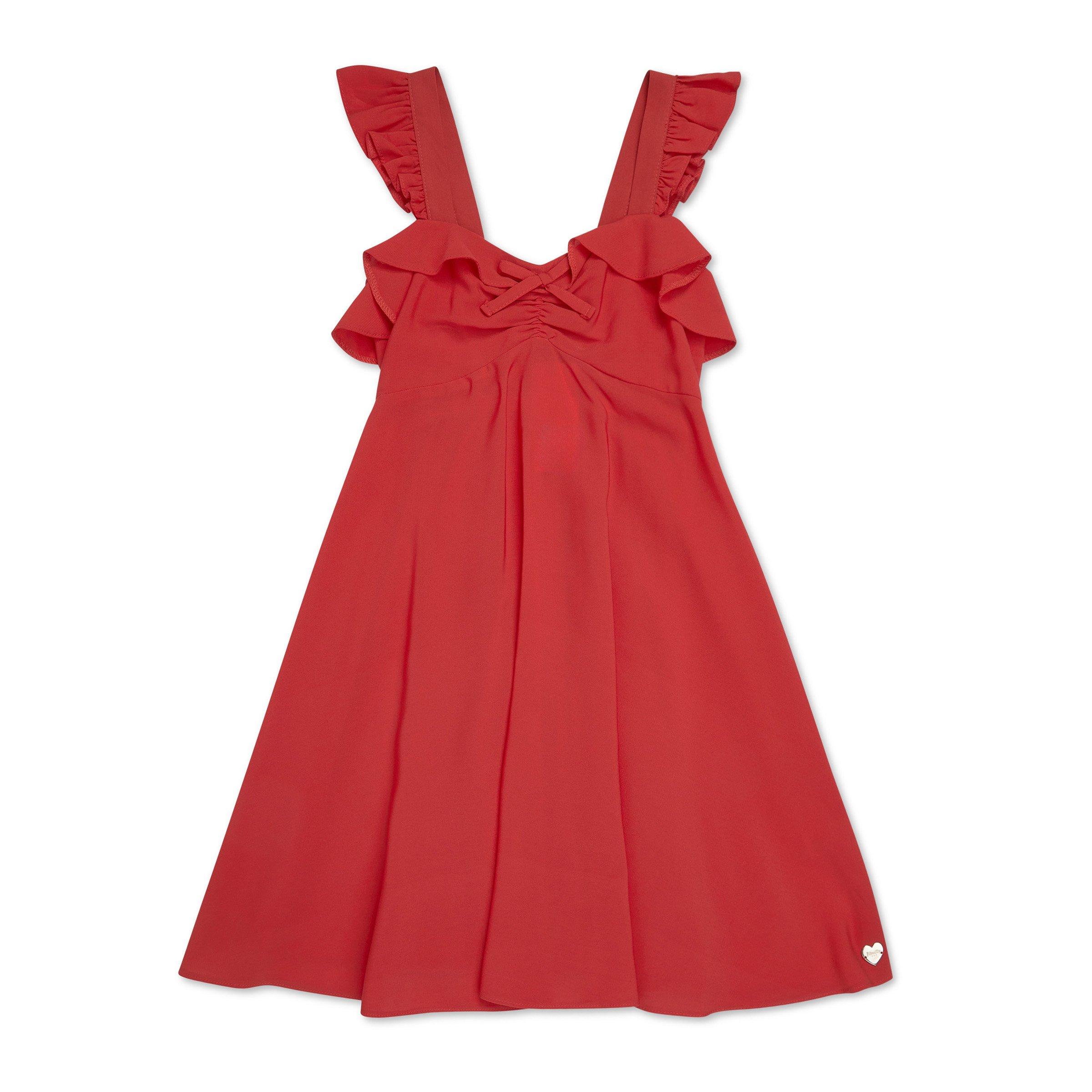 Red fit and flare sales