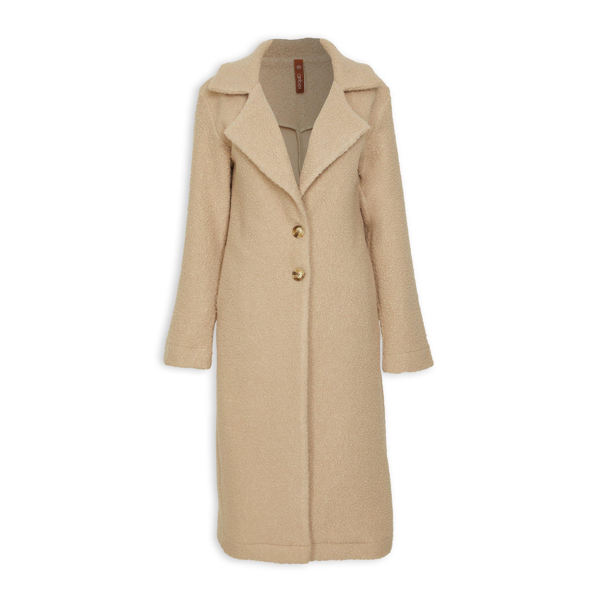 Stone Boucle Coat 3177964 Amber