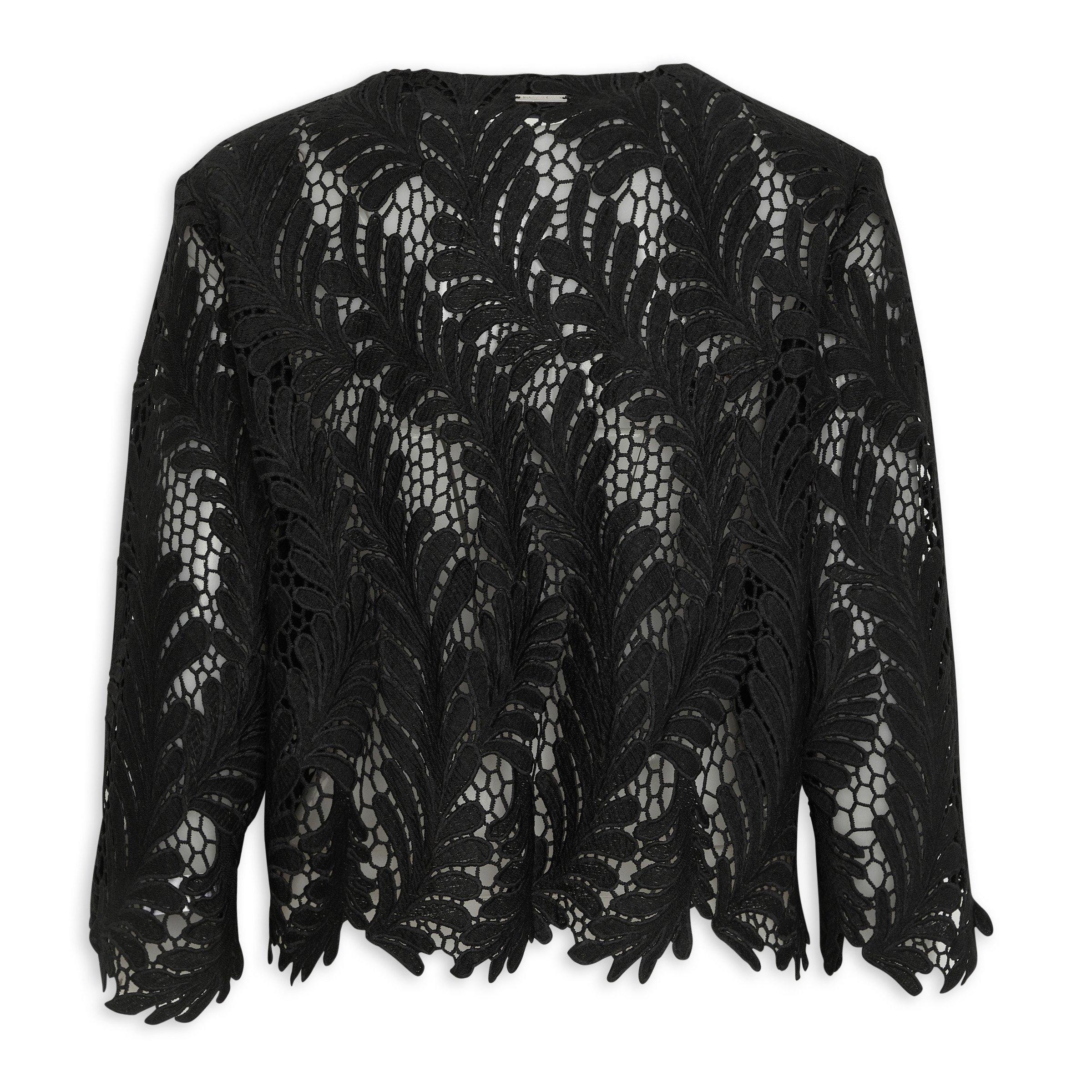 Black Lace Cardigan (3177973) | Daniel Hechter