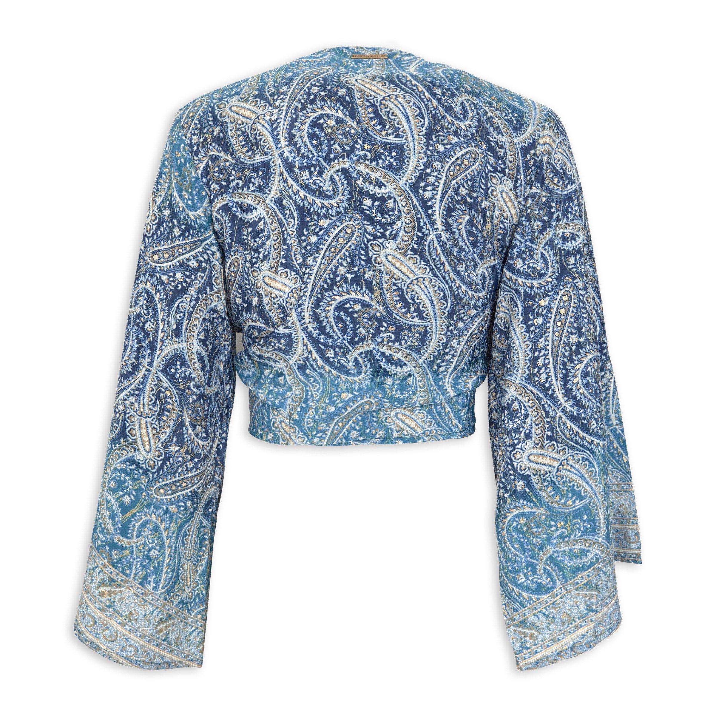 Emporio Armani good Paisley Tie-Front top