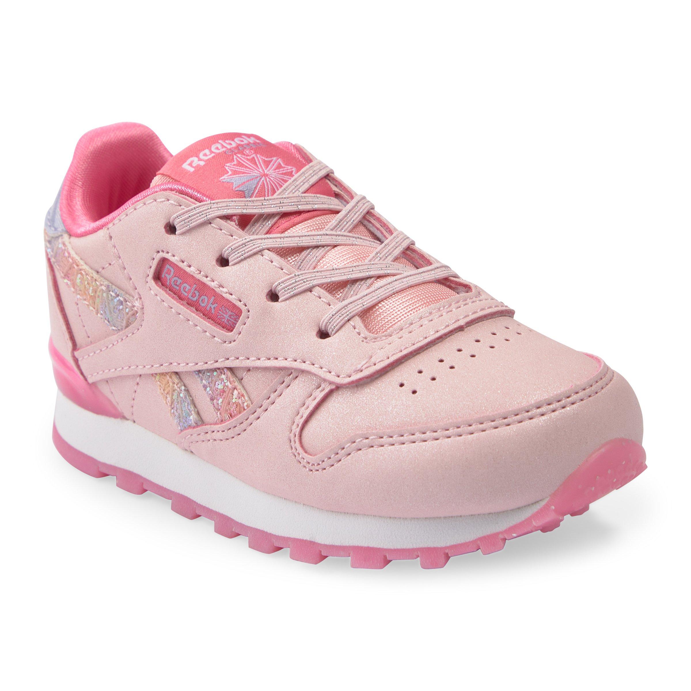 Reebok leather rosa sales