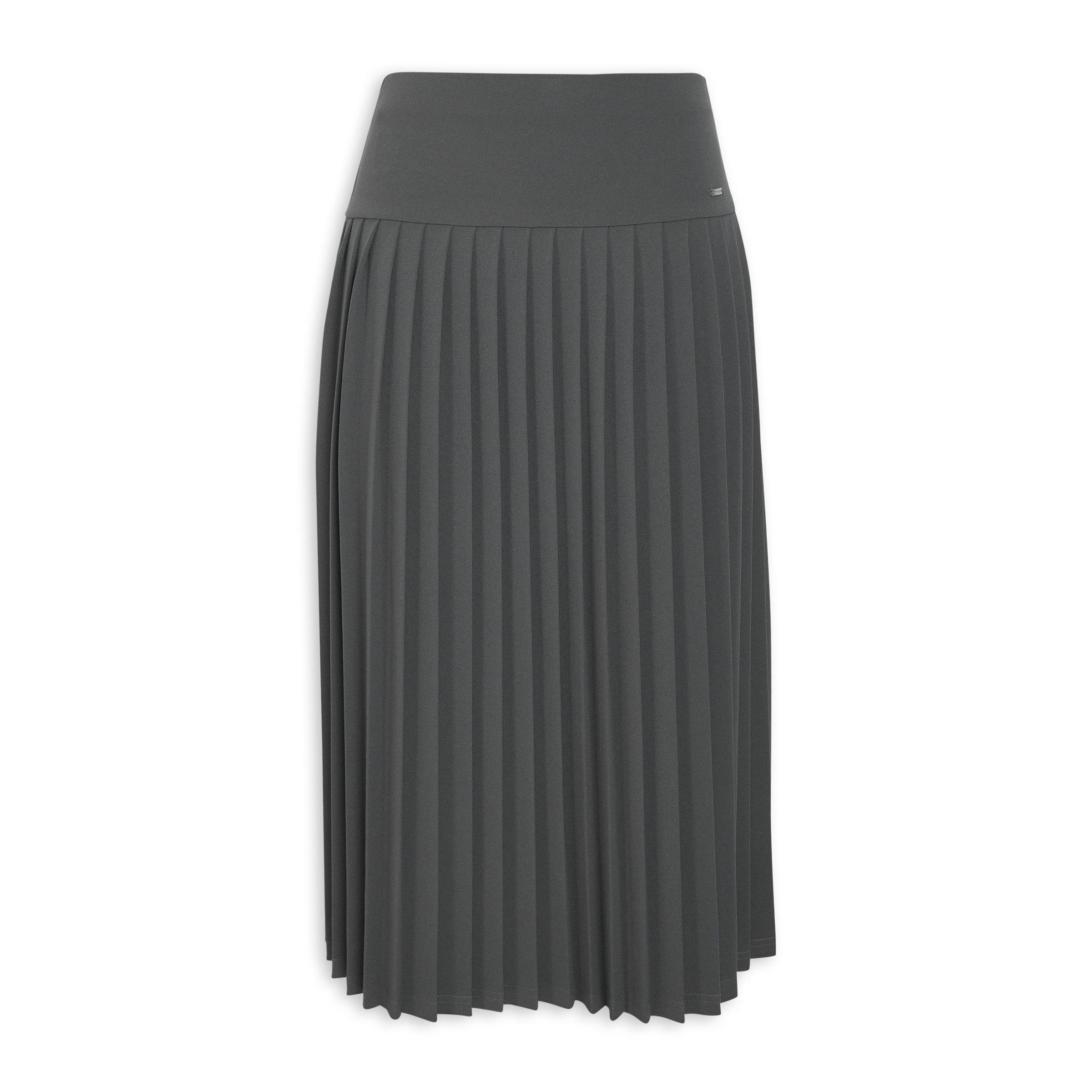Grey Pleated Skirt (3180353) | Finnigans