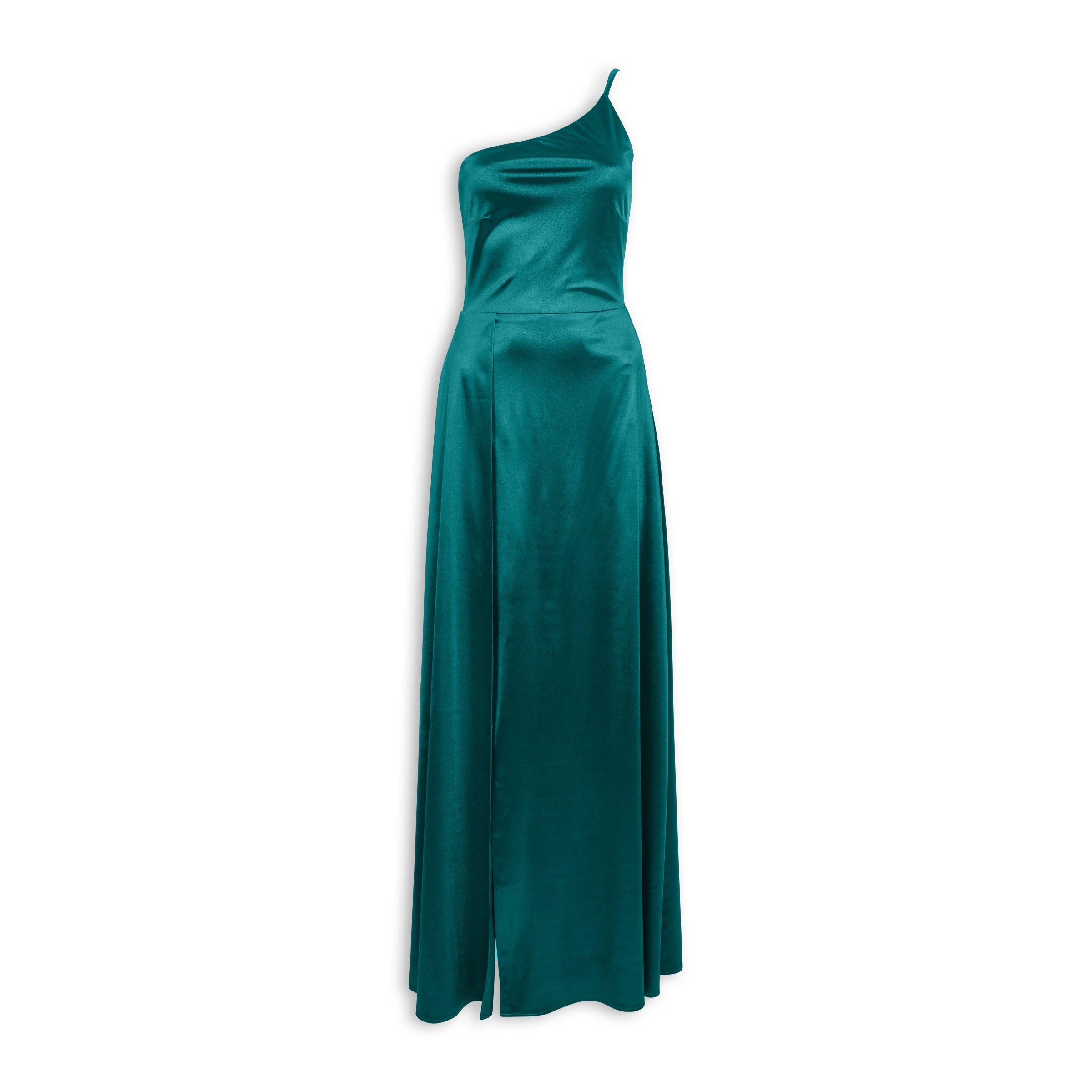 Teal green long dress sales