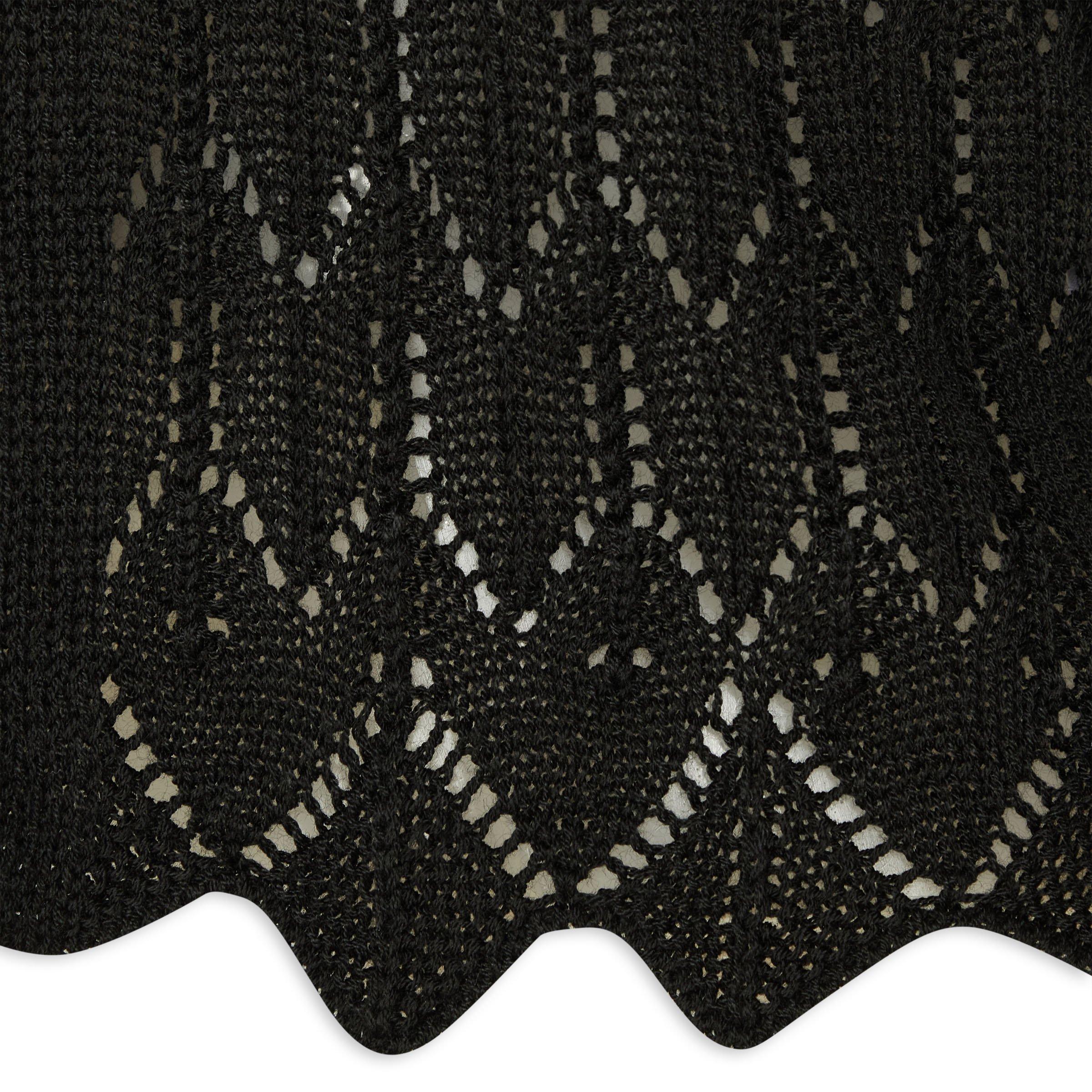 トップス Watermark Pattern Knitted Cardigan black トップス Watermark Pattern Knitted Cardigan black Watermark