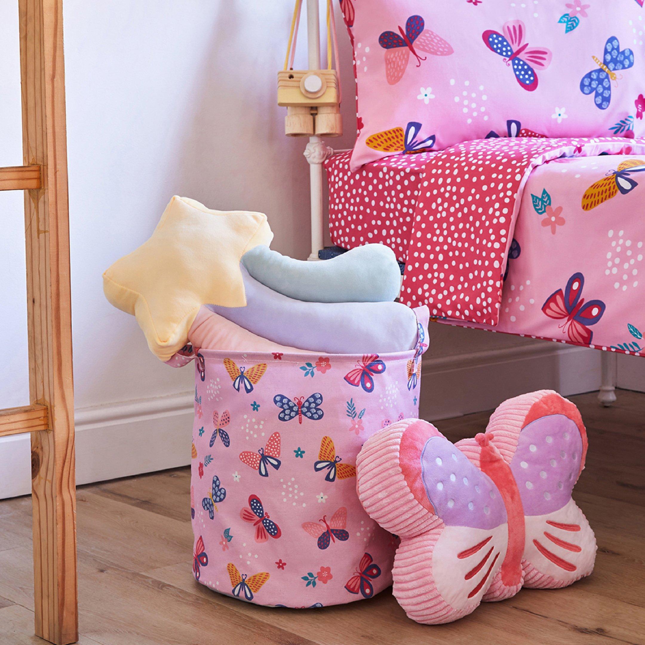 Girls Pink Butterfly Pillow 3181374 Loads for Kids
