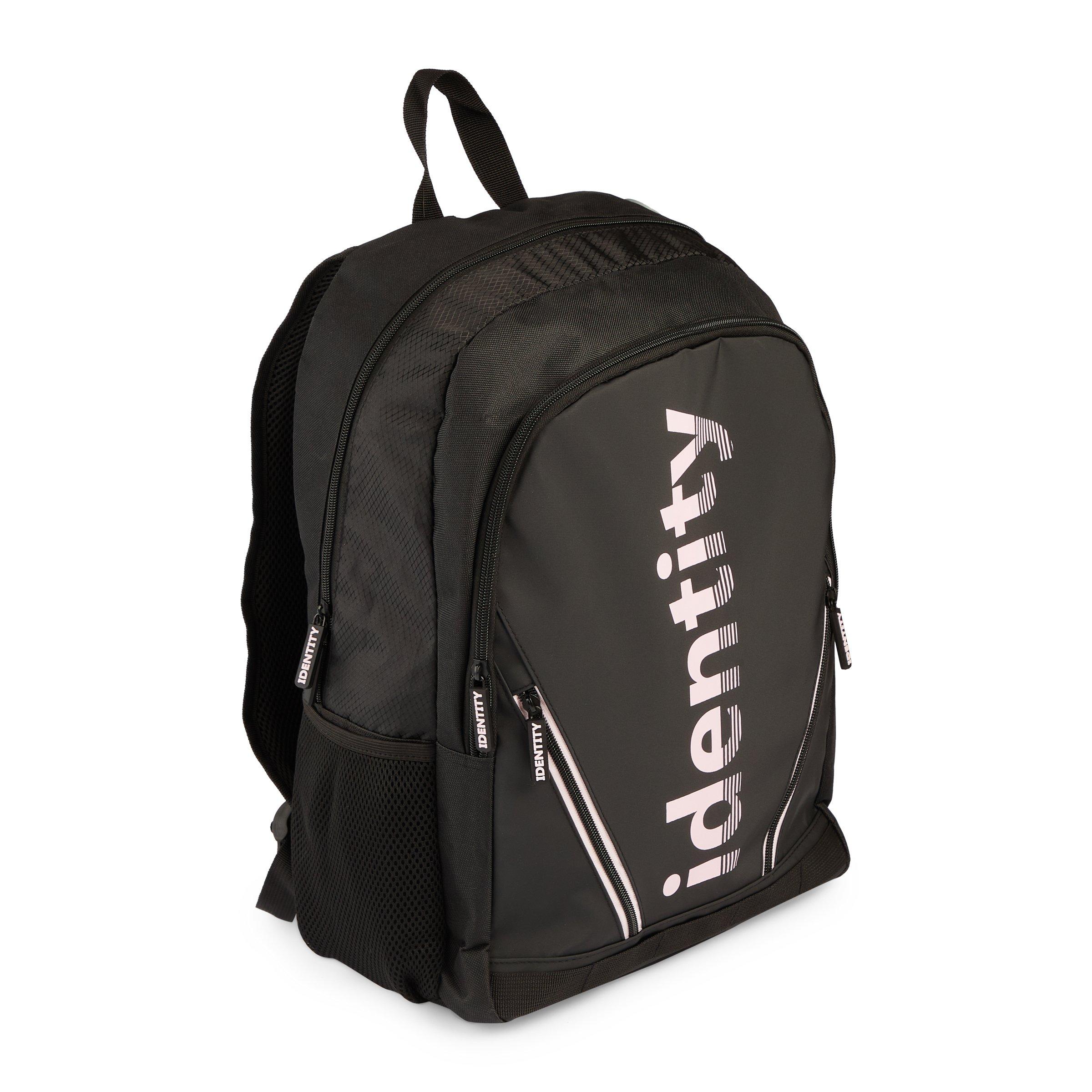 Black and white pink backpack clearance