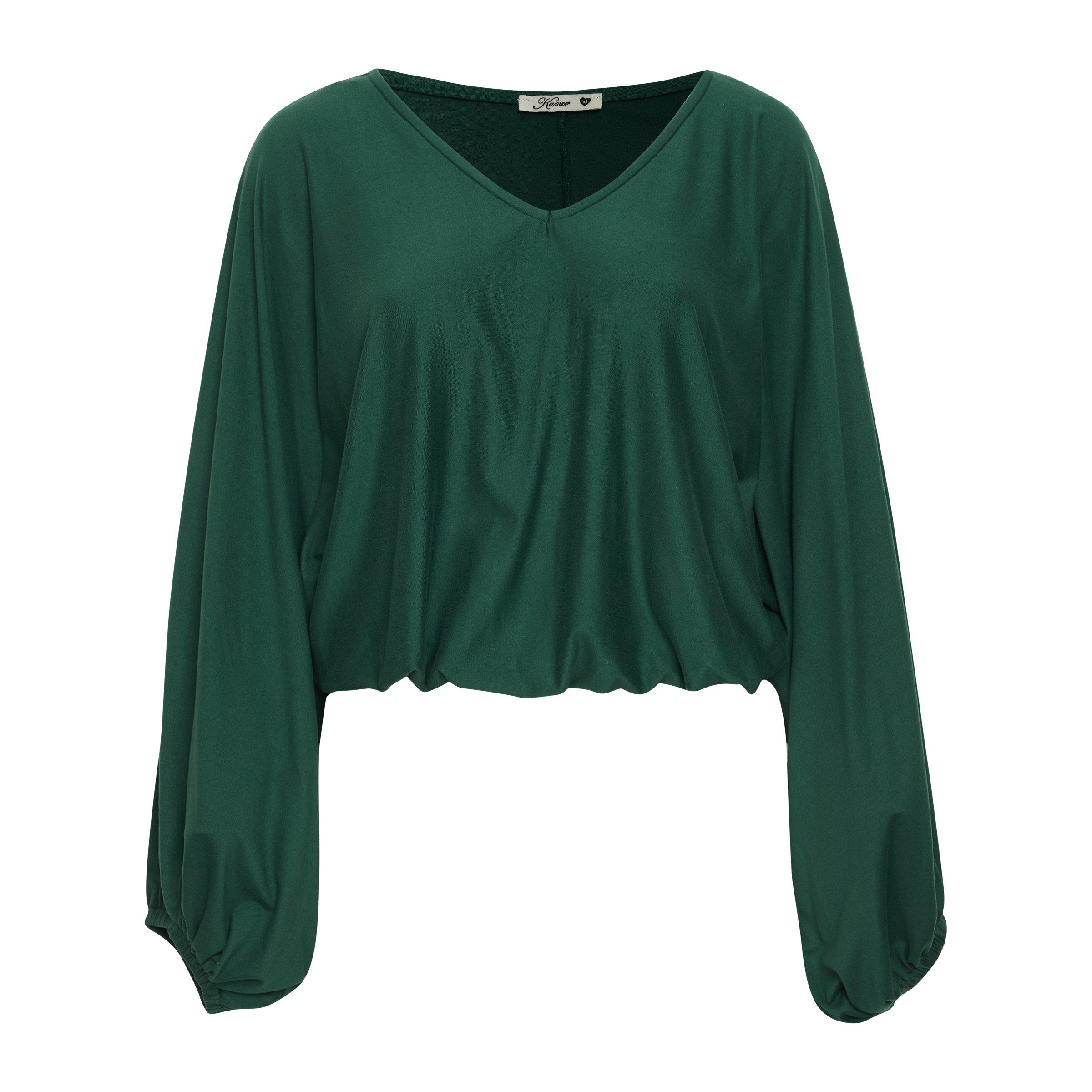 Green Batwing Blouse 3181587 Kameo