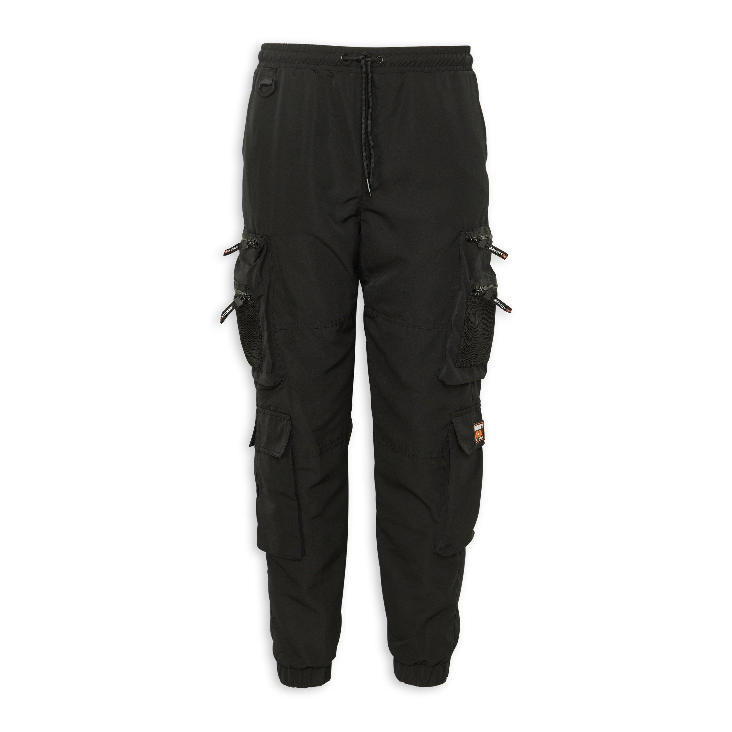 Black utility joggers mens sale