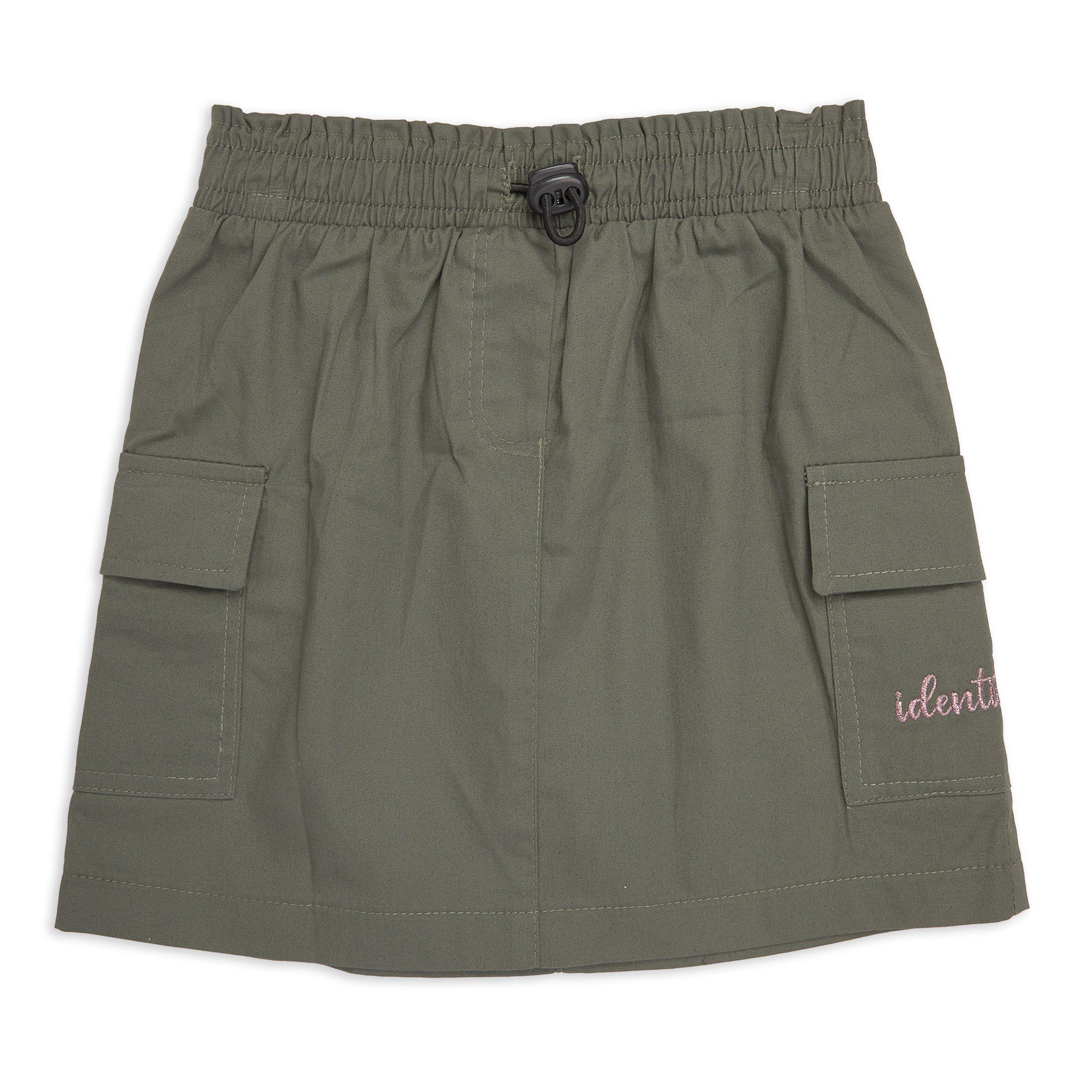 Kid Girls Green Utility Skirt (3182256) | Identity