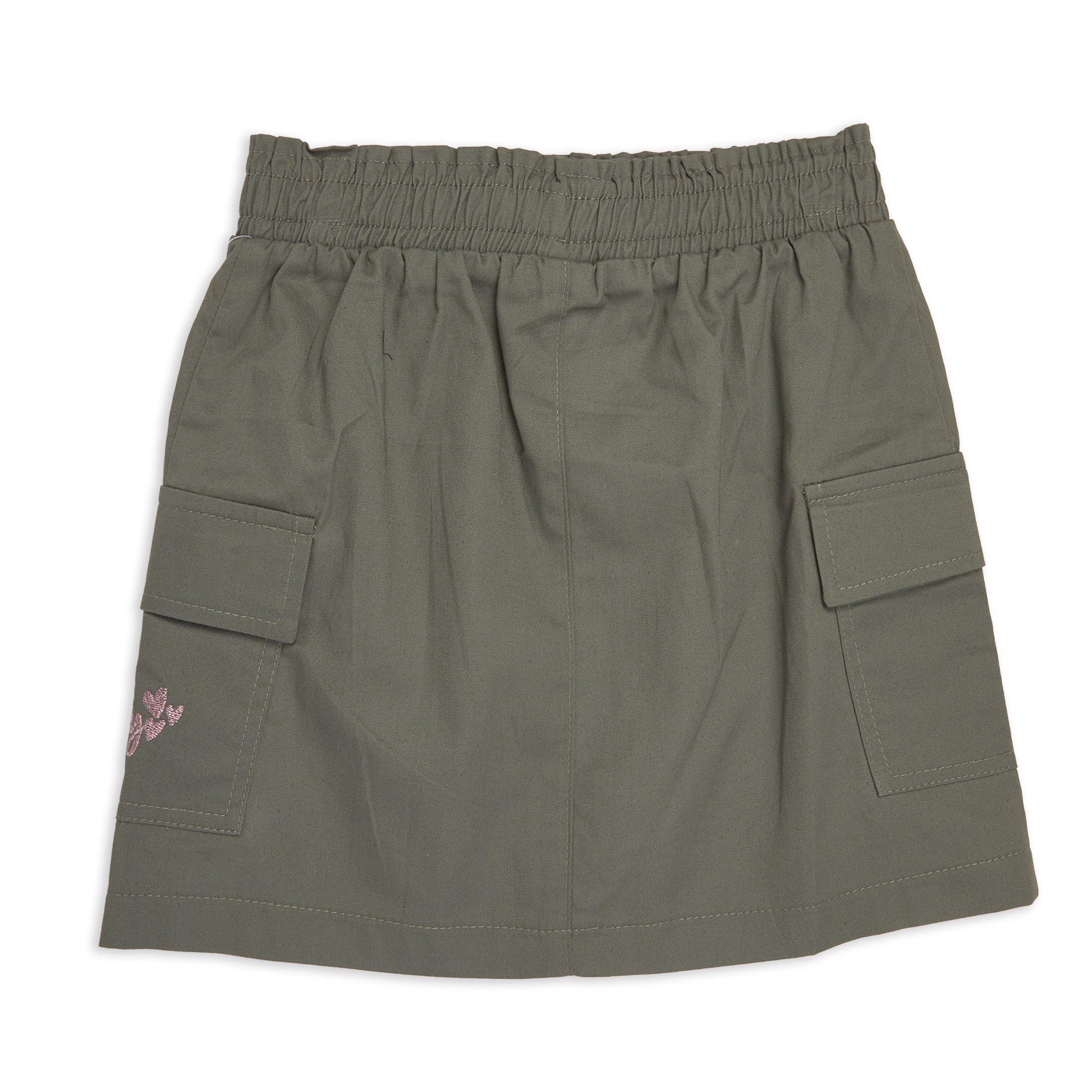 Kid Girls Green Utility Skirt (3182256) | Identity