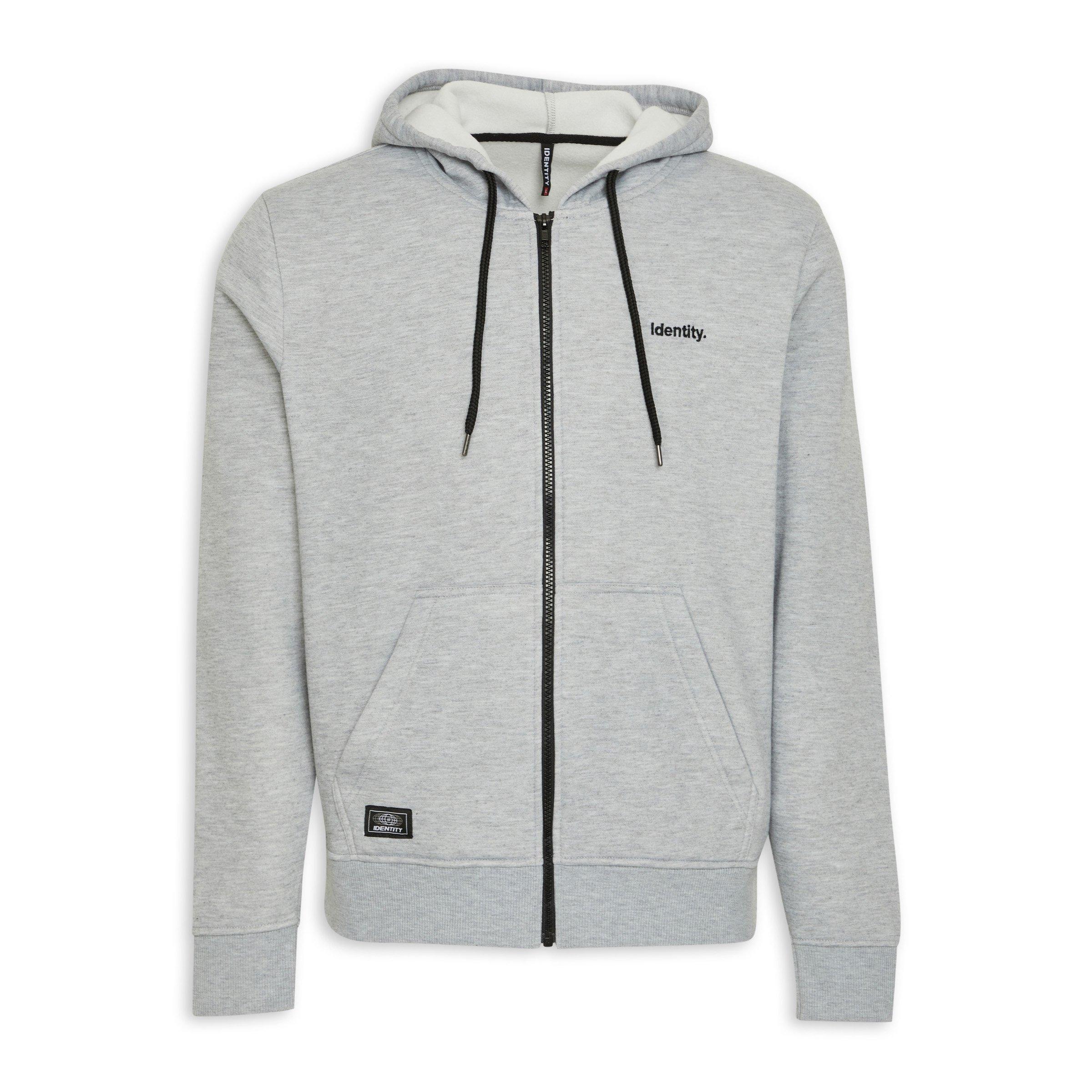 Grey Zip-through Hoodie (3182420) | Identity