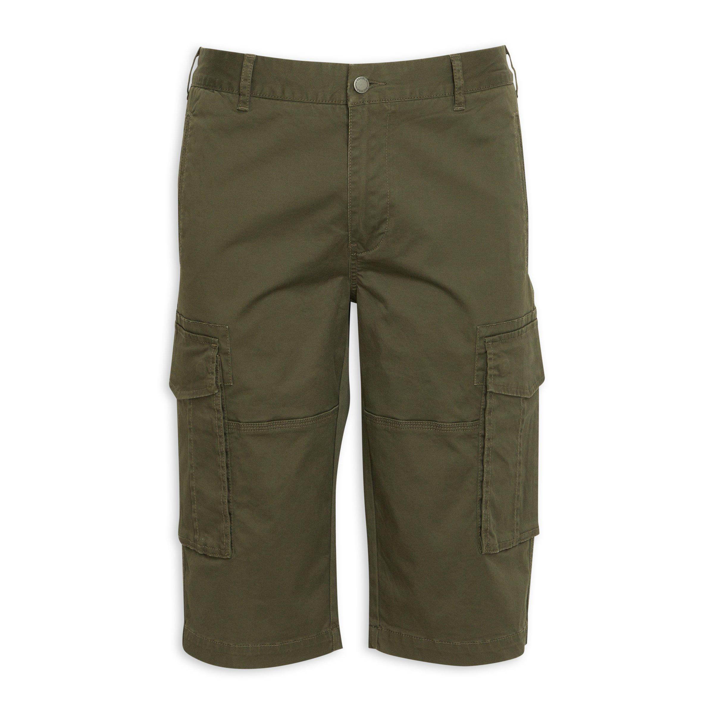 Olive Green Cargo Shorts (3182650) | Daniel Hechter