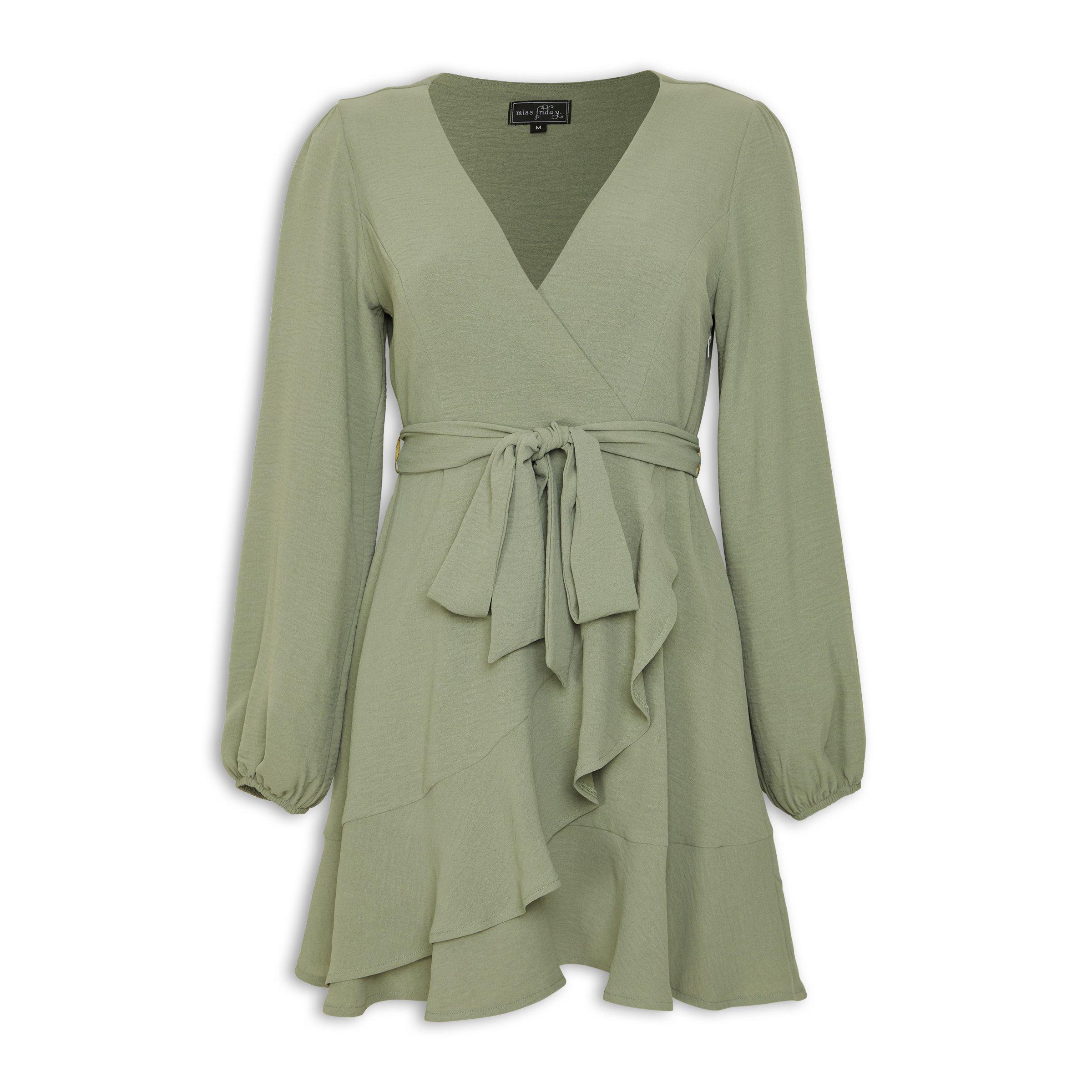 Light Green Wrap Dress 3182864 Miss Friday